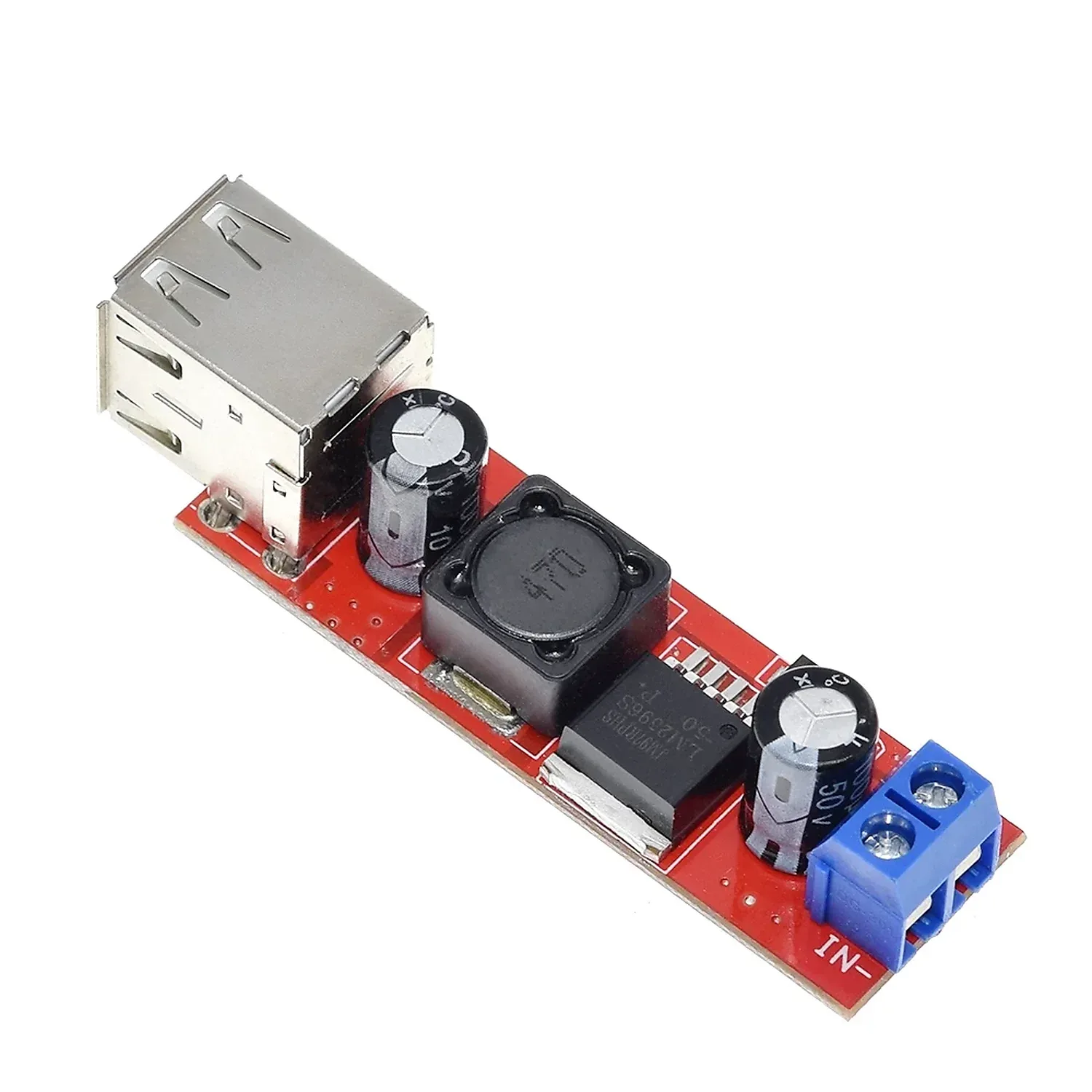 Module convertisseur abaisseur LM2596 Double USB 6V-40V Pour 5 V 3 A