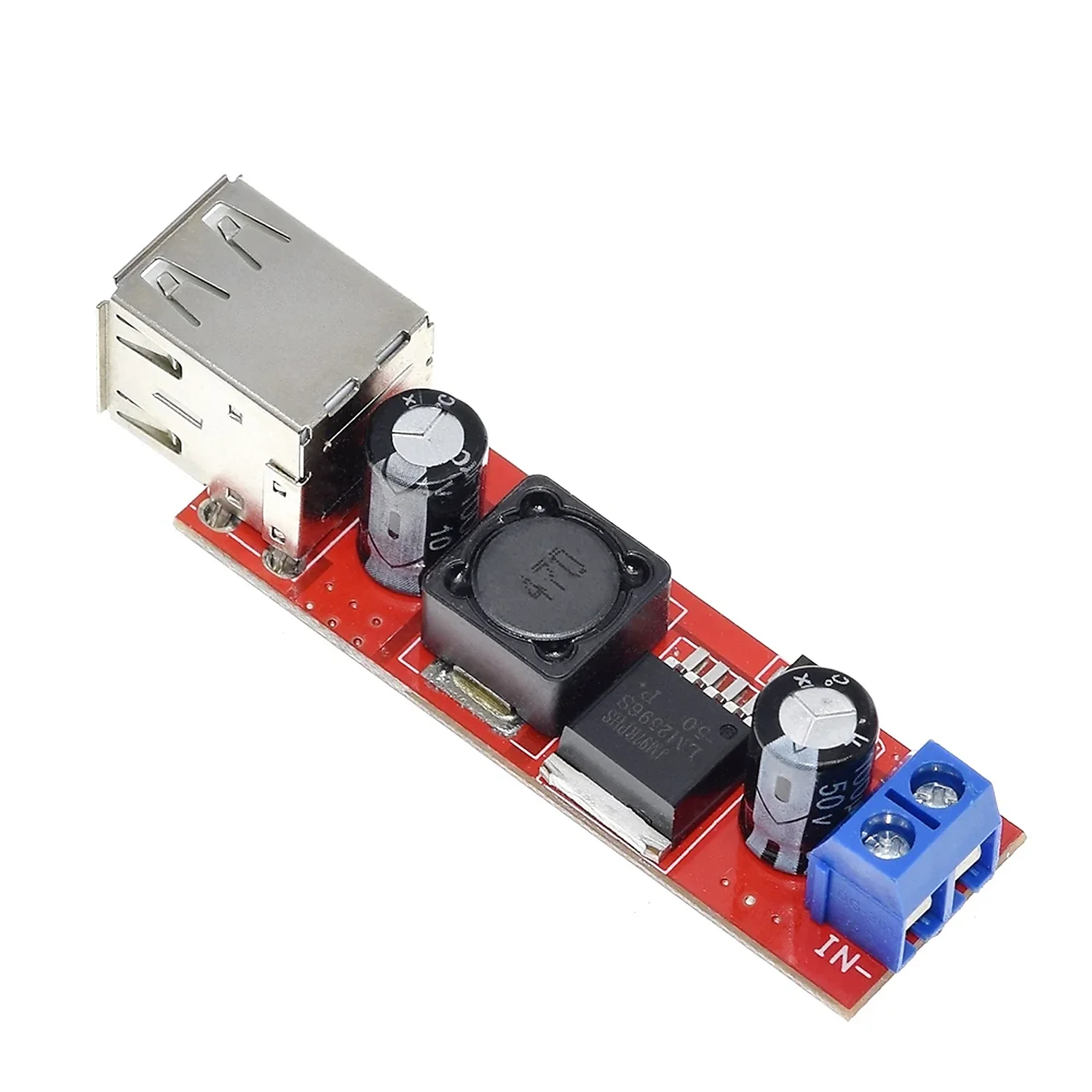 Module convertisseur abaisseur LM2596 Double USB 6V-40V Pour 5 V 3 A