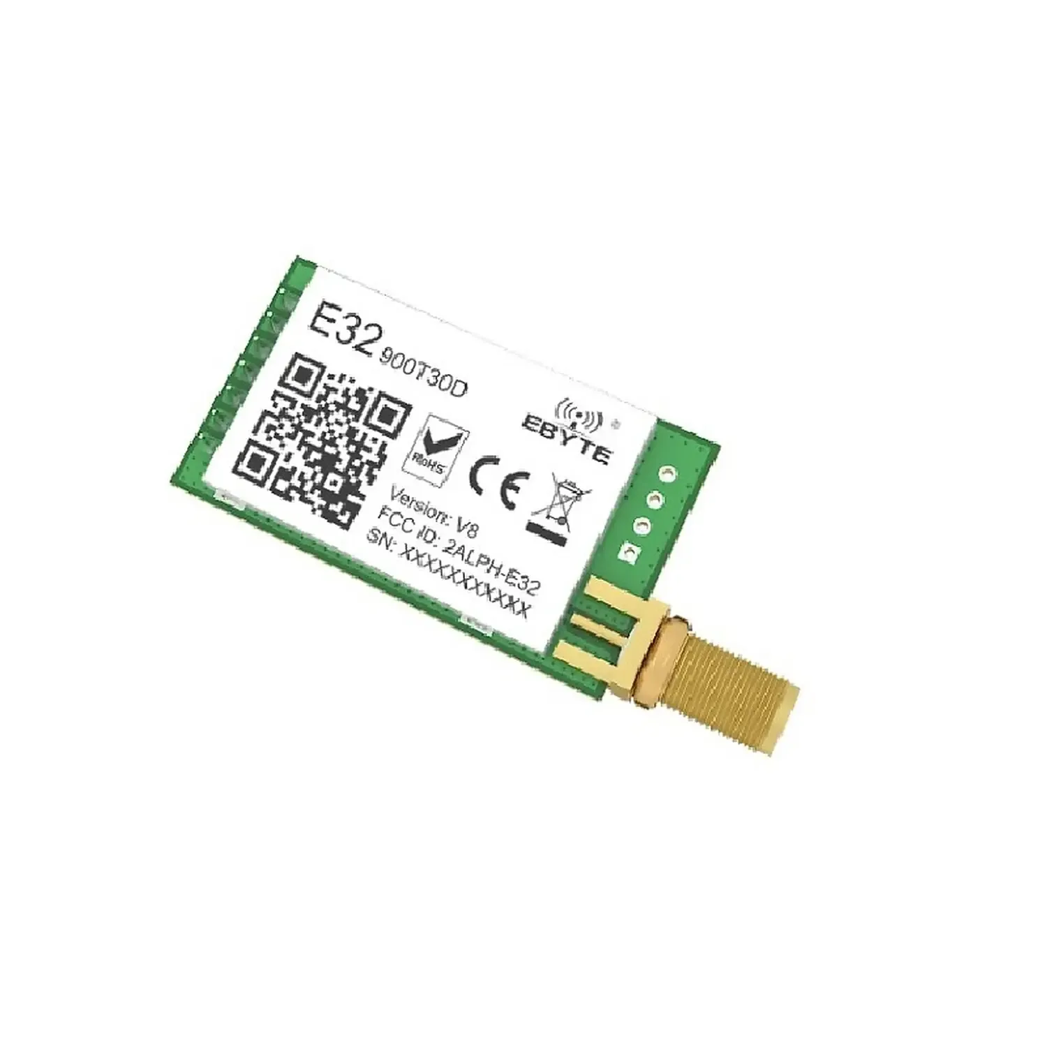 Module LoRa SX1276 868/915mHZ E32-900T30D 1W 8Km