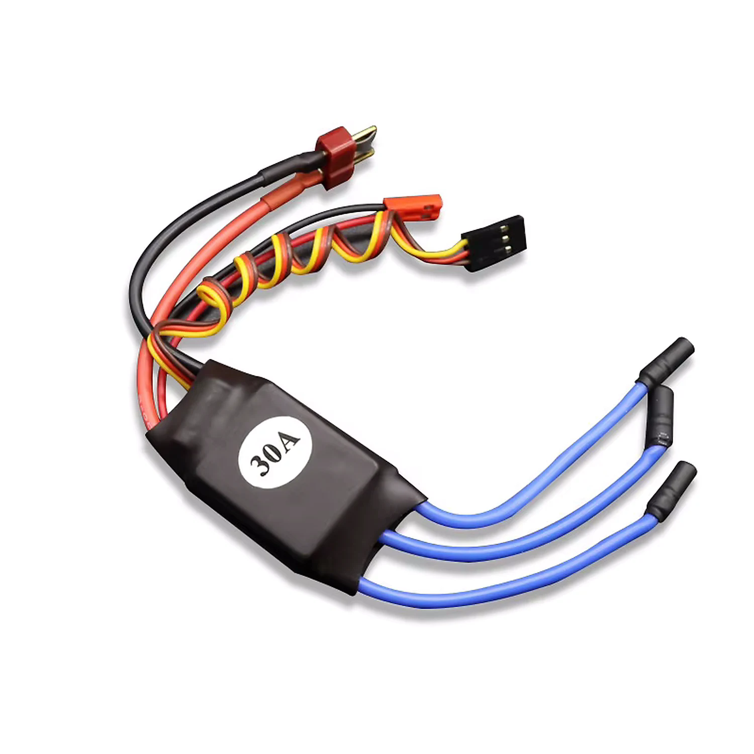 Contrôleur de vitesse ESC 30A pour drones avec fiches Banane et T plug