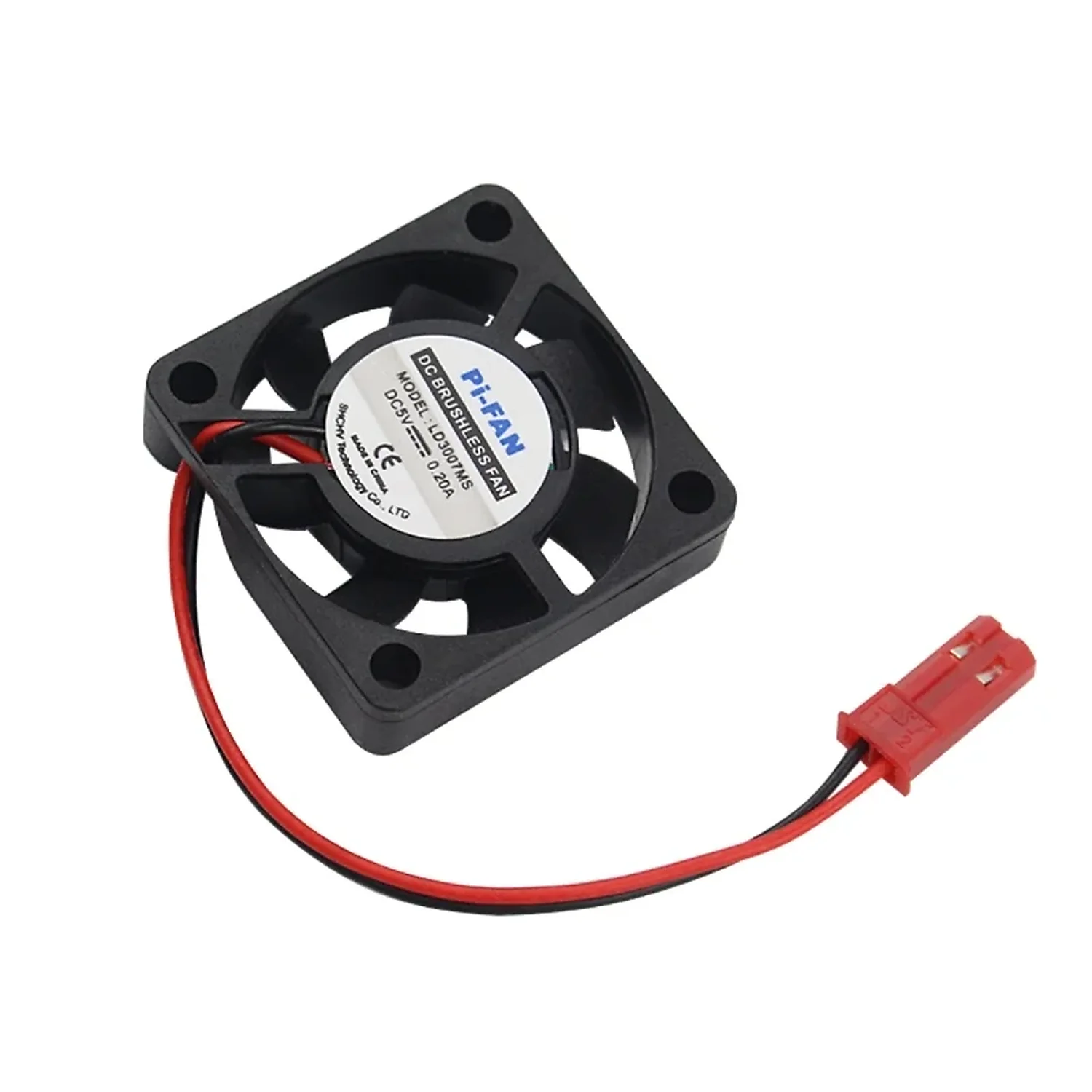 Ventilateur 5V 0.2A 30x30x7mm pour raspberry Ref 3007