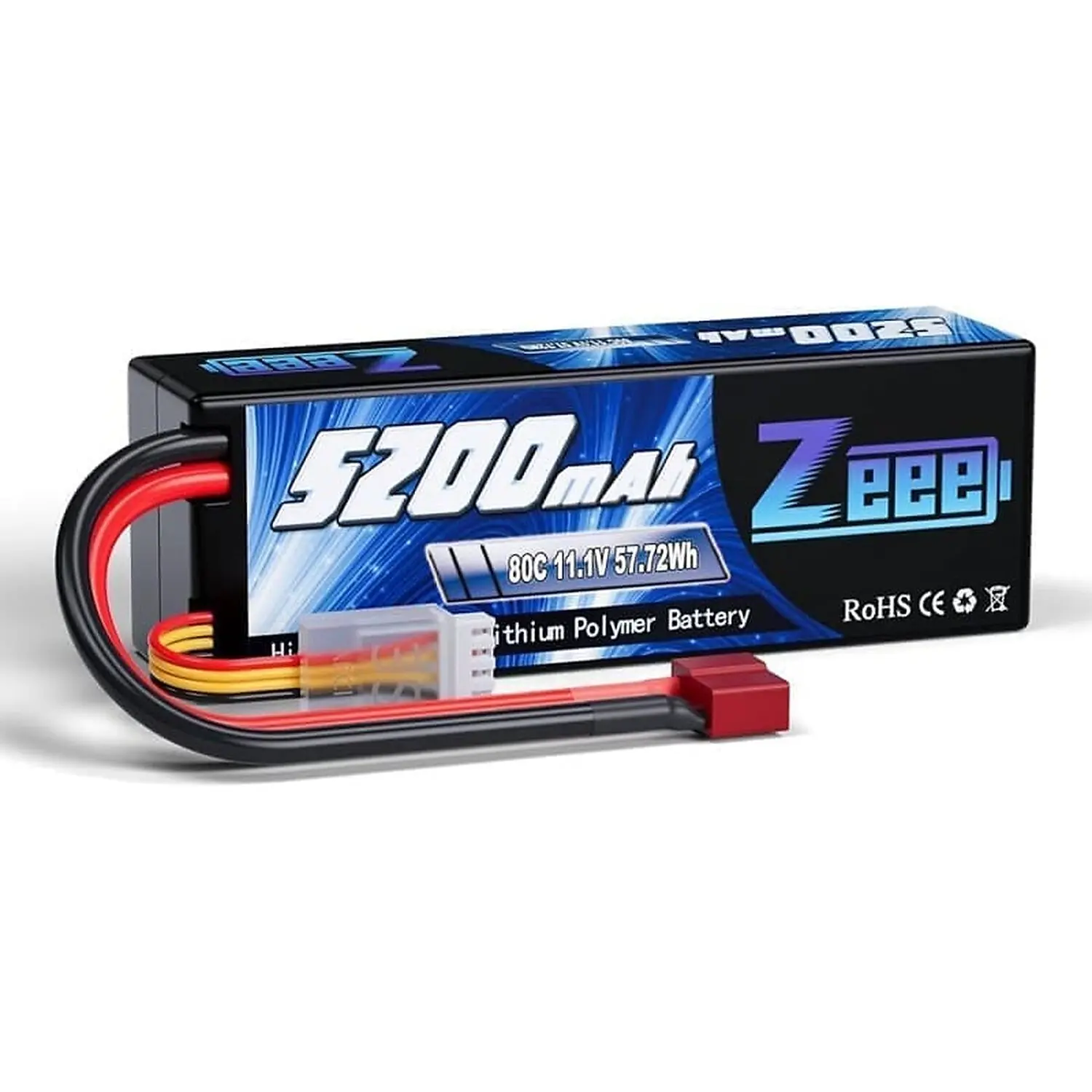 Batterie Lipo 3S Zeee 11.1V 5200mAh 50C avec connecteur T