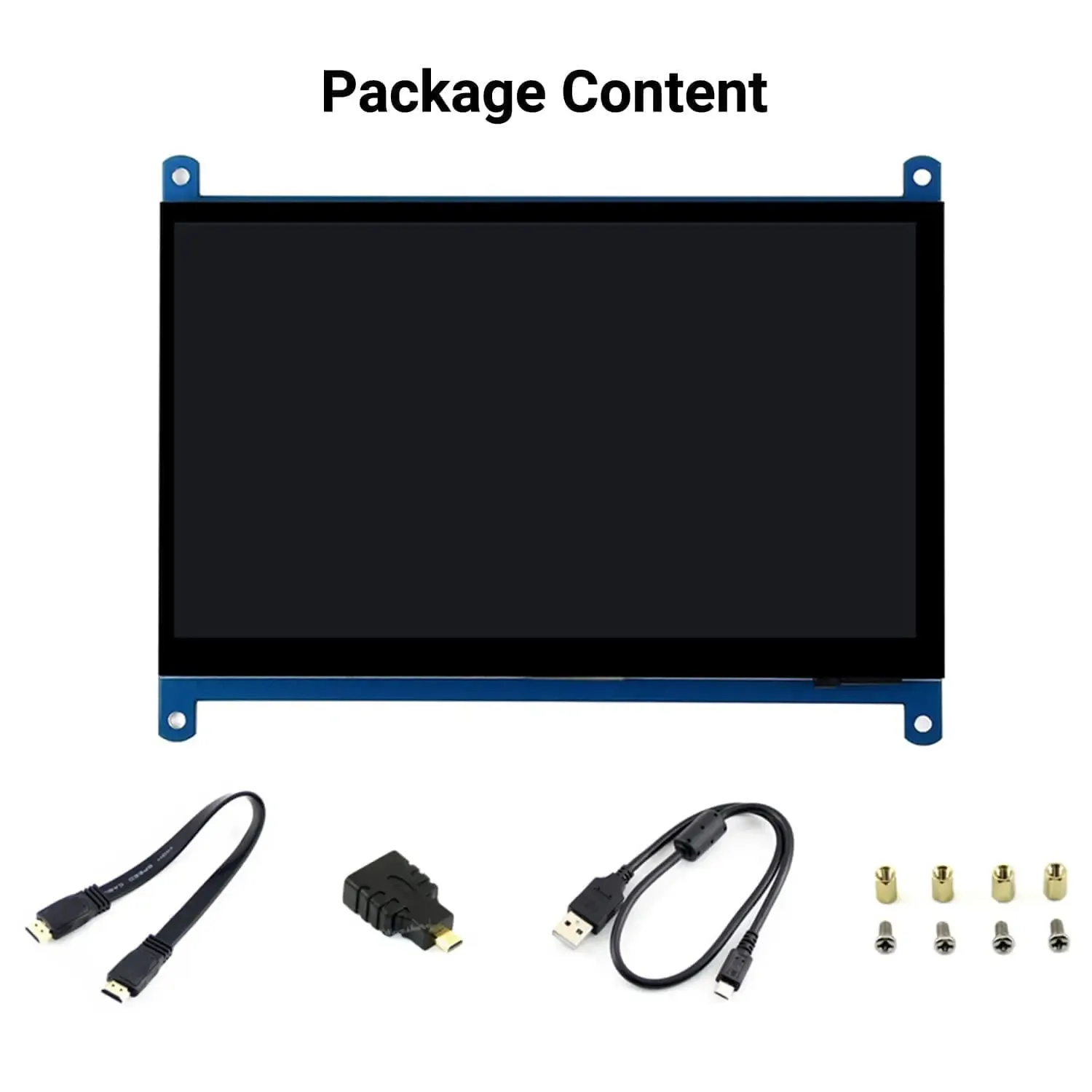 Ecran tactile LCD waveshare 7 pouces HDMI 1024x600 pour Raspberry