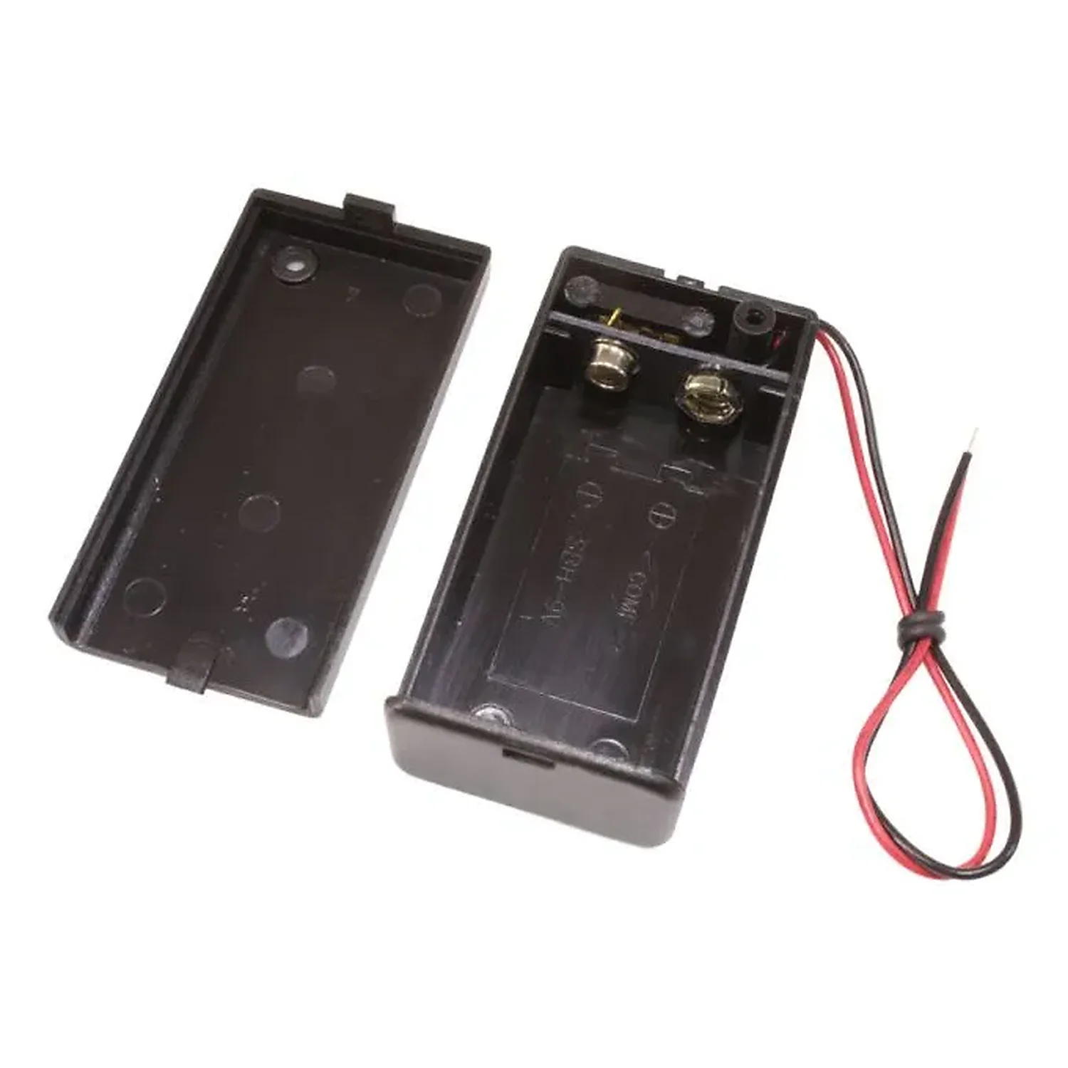 [DAR-02-A118] Support Pile 9V avec couvercle