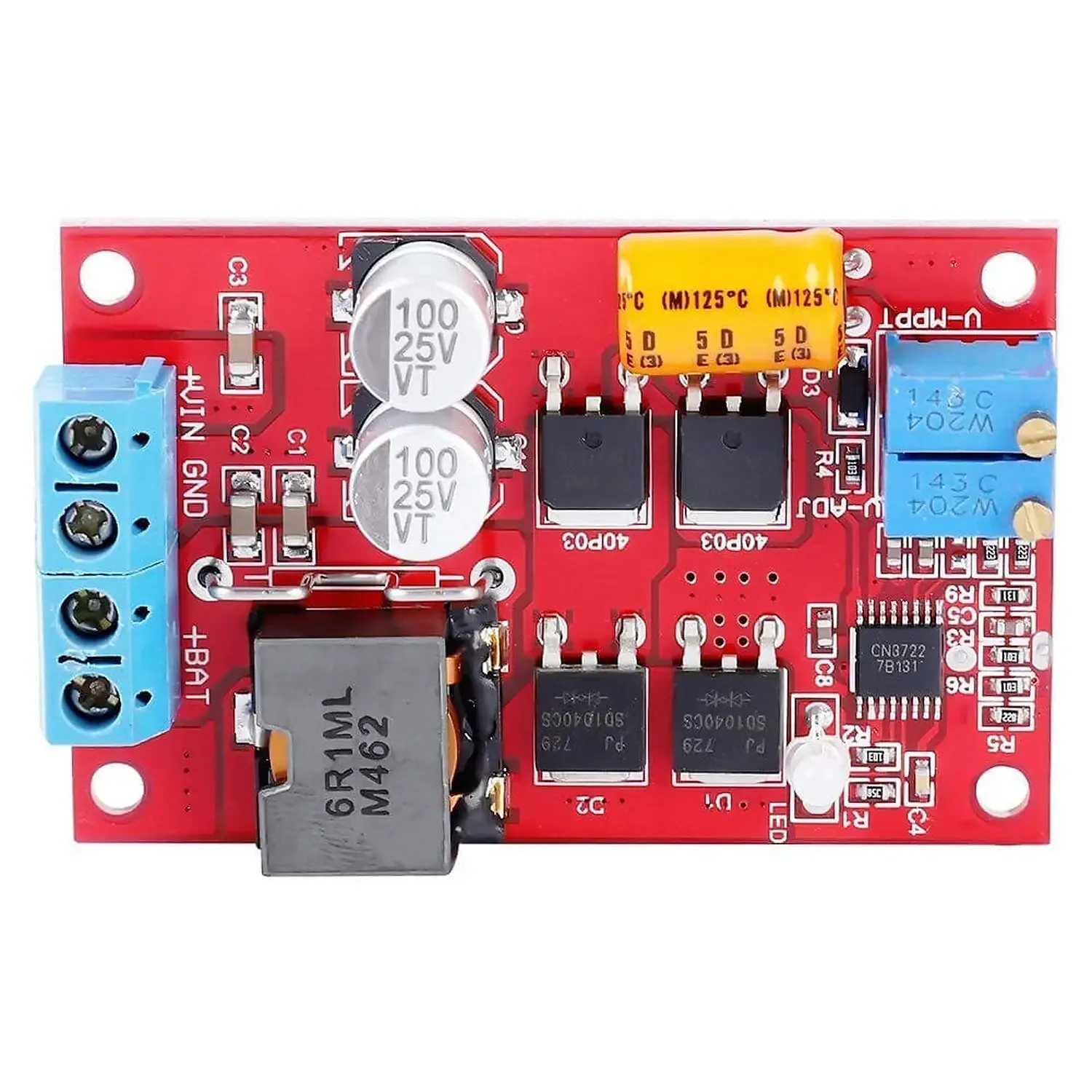 [DPA-01-A71] Module de charge de batterie MPPT 5A DC 8-28V