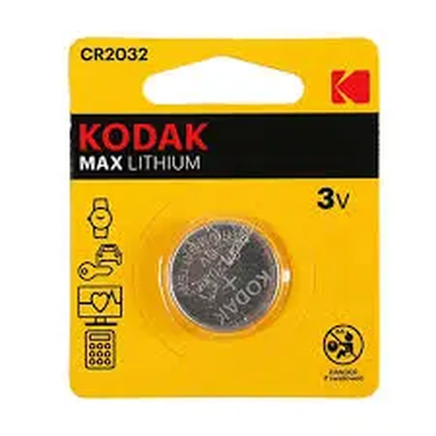 [DB-01-A04] Pile Bouton Max Lithium 3V- CR2032 KODAK