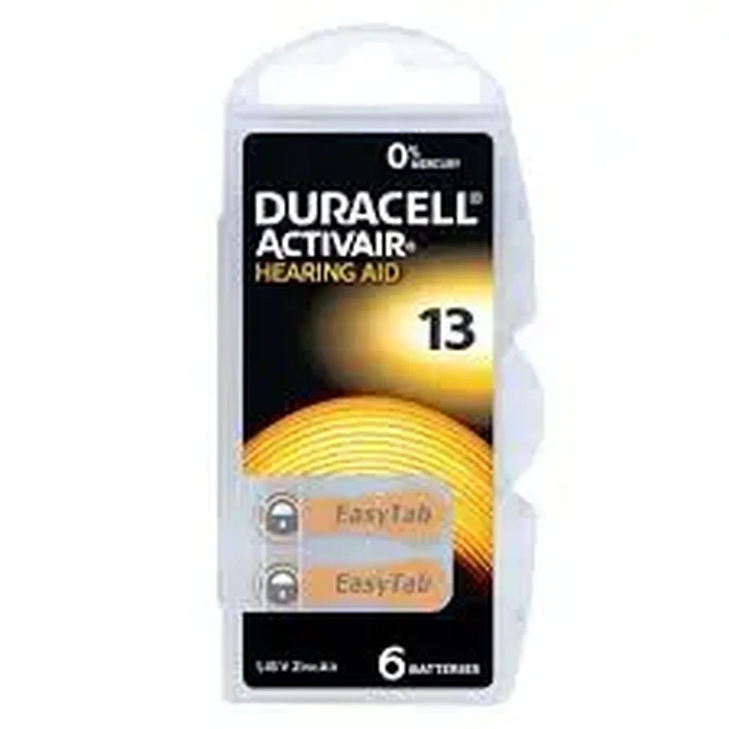 [DB-01-D01] Pile Duracell Activair hearing aid 13 B6