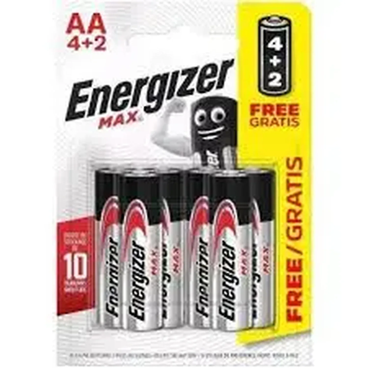 [DB-01-E11] Pile AA Energizer Alcaline 4+2P