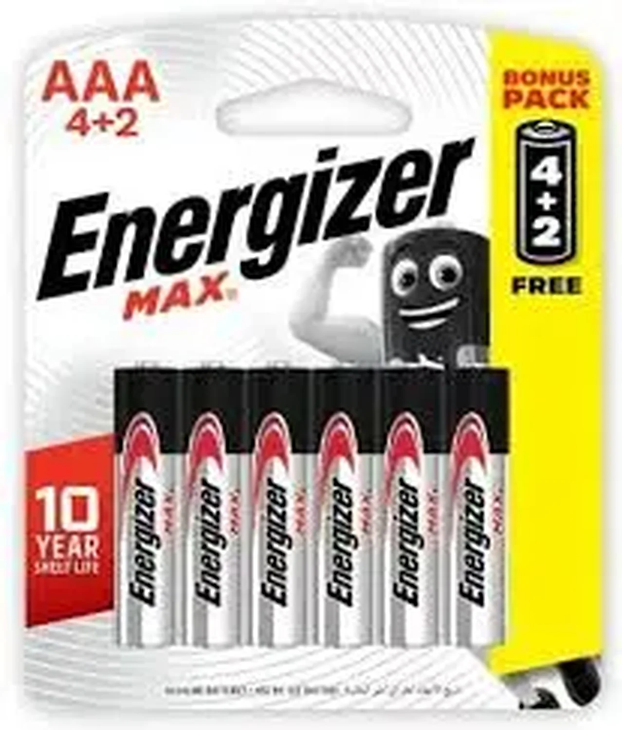 [DB-01-E12] Pile AAA Energizer Alcaline 4+2P