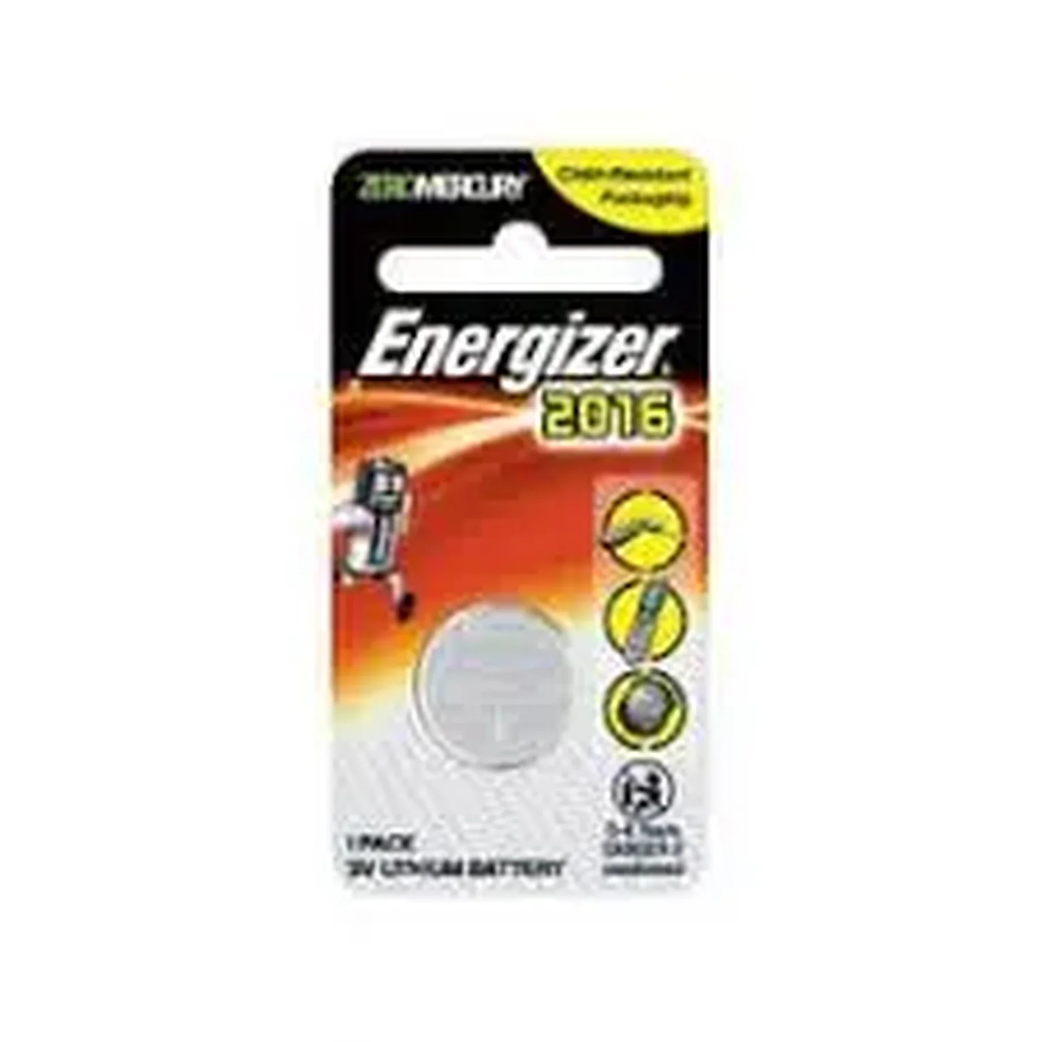 [DB-01-E22] Pile Lithium Bouton 2016 Energizer