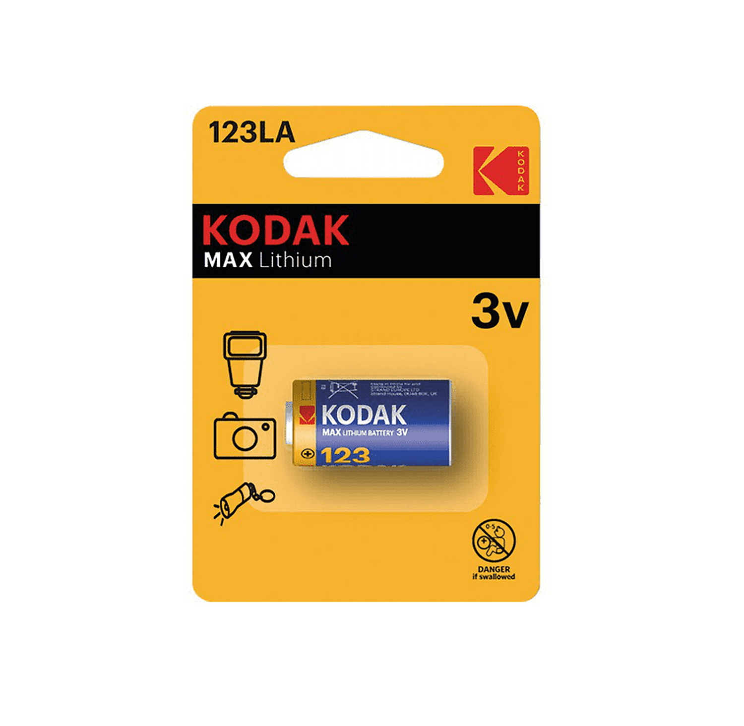 [DB-01-K21] Pile lithium KODAK 123LA 3V