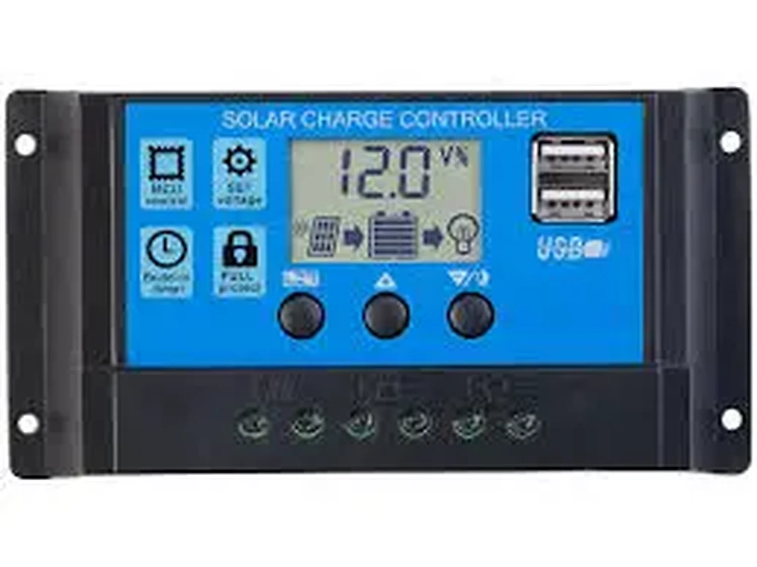 [DPA-01-A43] Contrôleur Solaire MPPT 12V/24V 20A - Performance Optimale