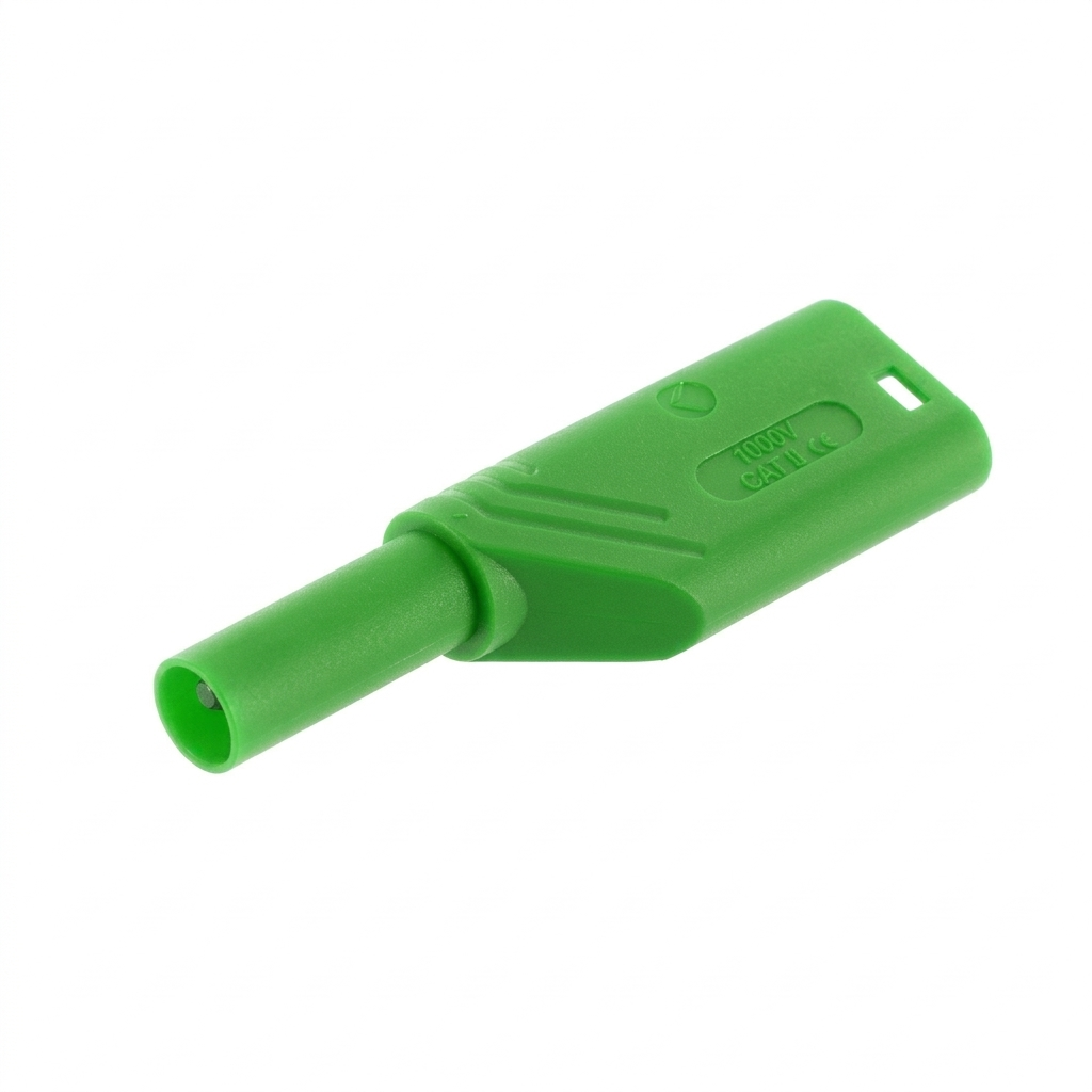 [DCD-01-F126] Fiche banane male sécurité 4 mm vert