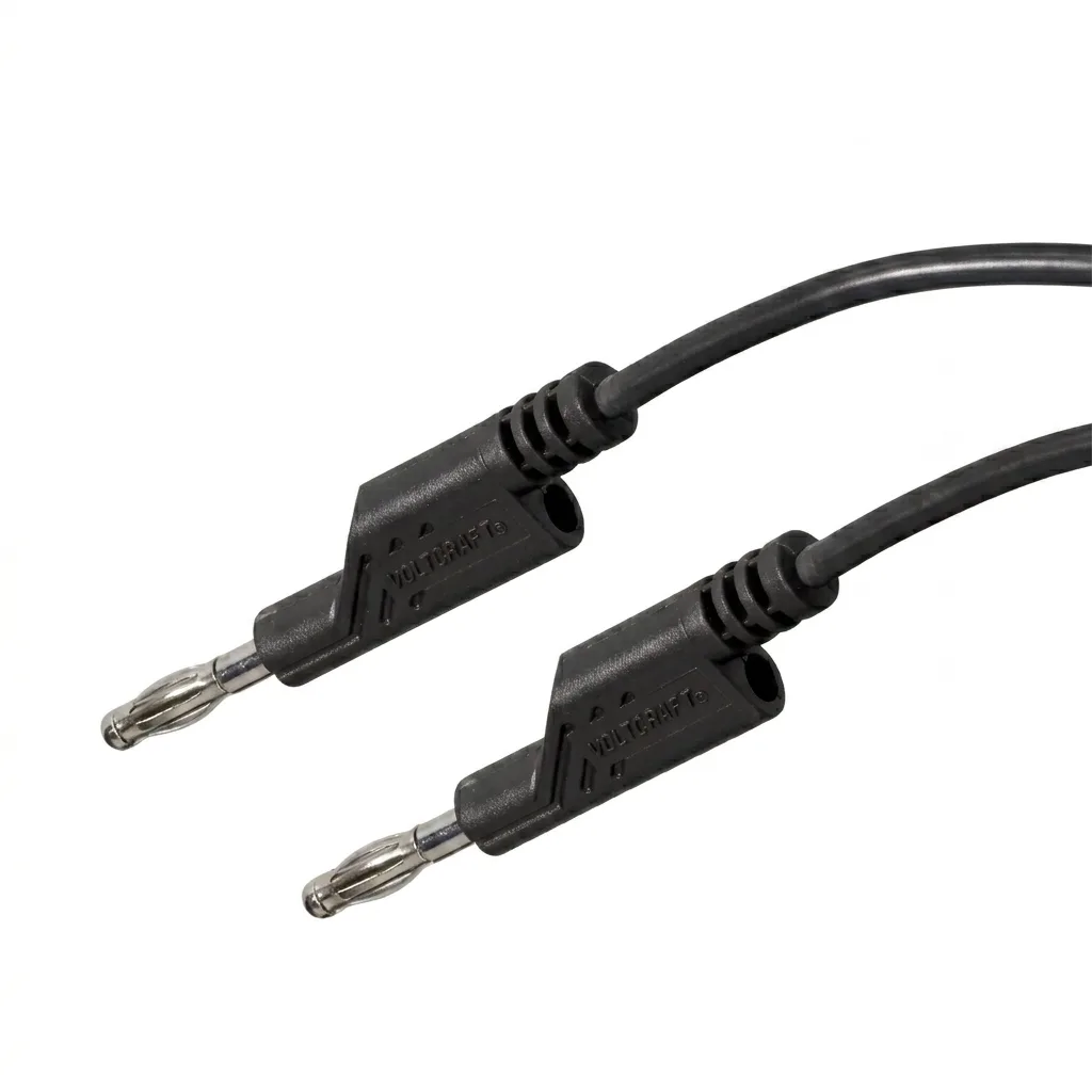 [DCD-01-F46] Cordon banane-banane 4 mm Noir 1 métre meilleur qualité
