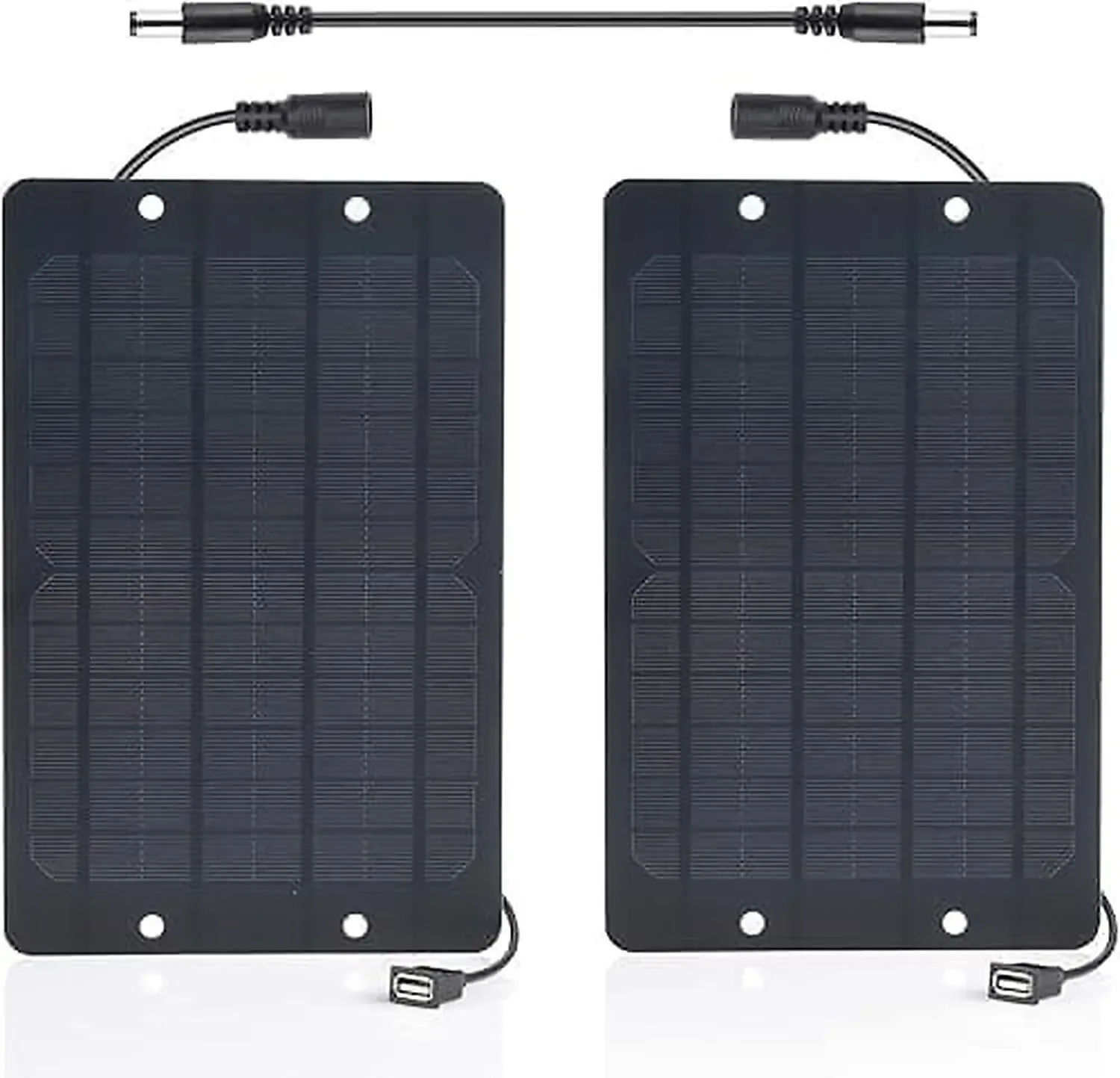 [DPA-01-A27] Panneau solaire pour camping - Pack de 2 Panneaux 6W