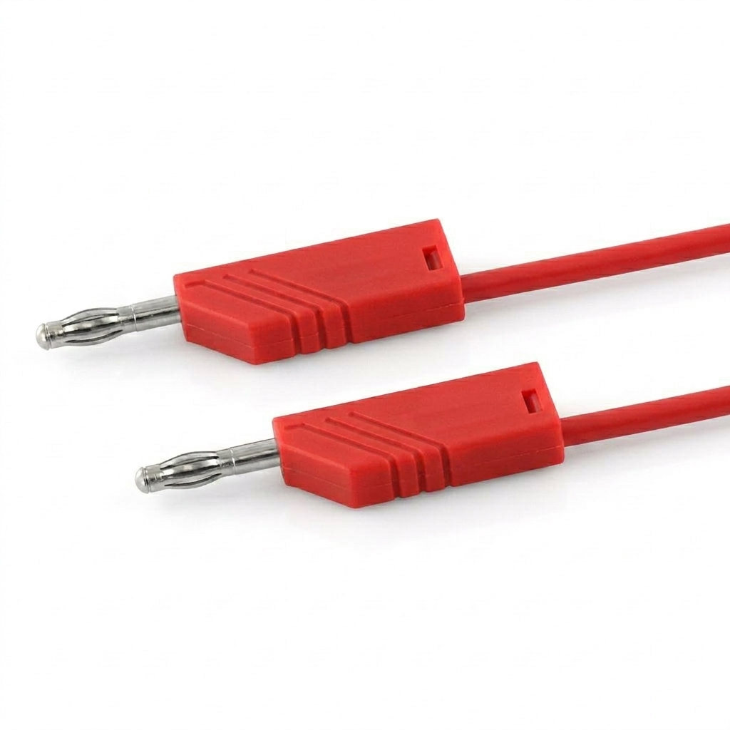 [DCD-01-F76] Cordon banane-banane 4mm Rouge 0.5M