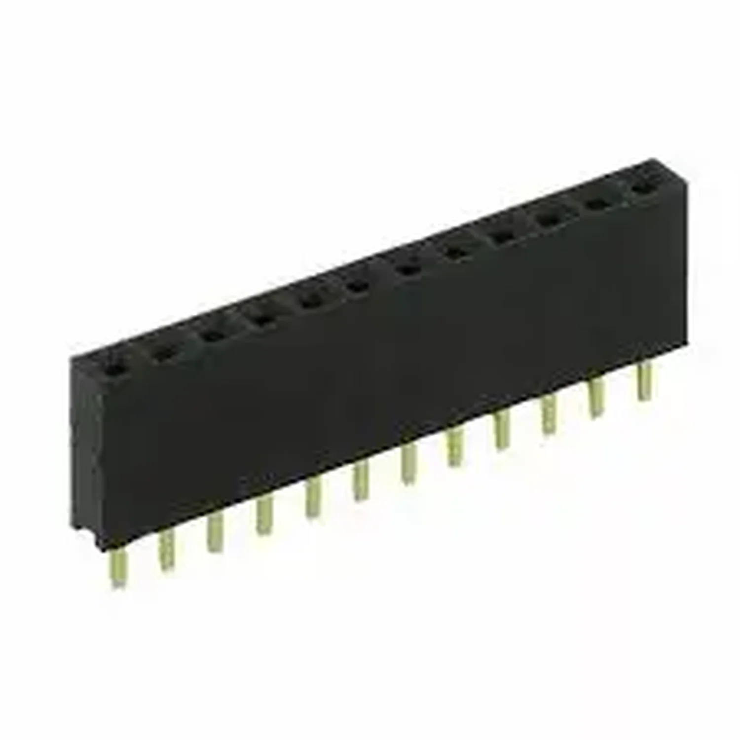 [DCD-01-H05] Barrette connectique 12pin femelle 11mm patte courte pour projets électroniques
