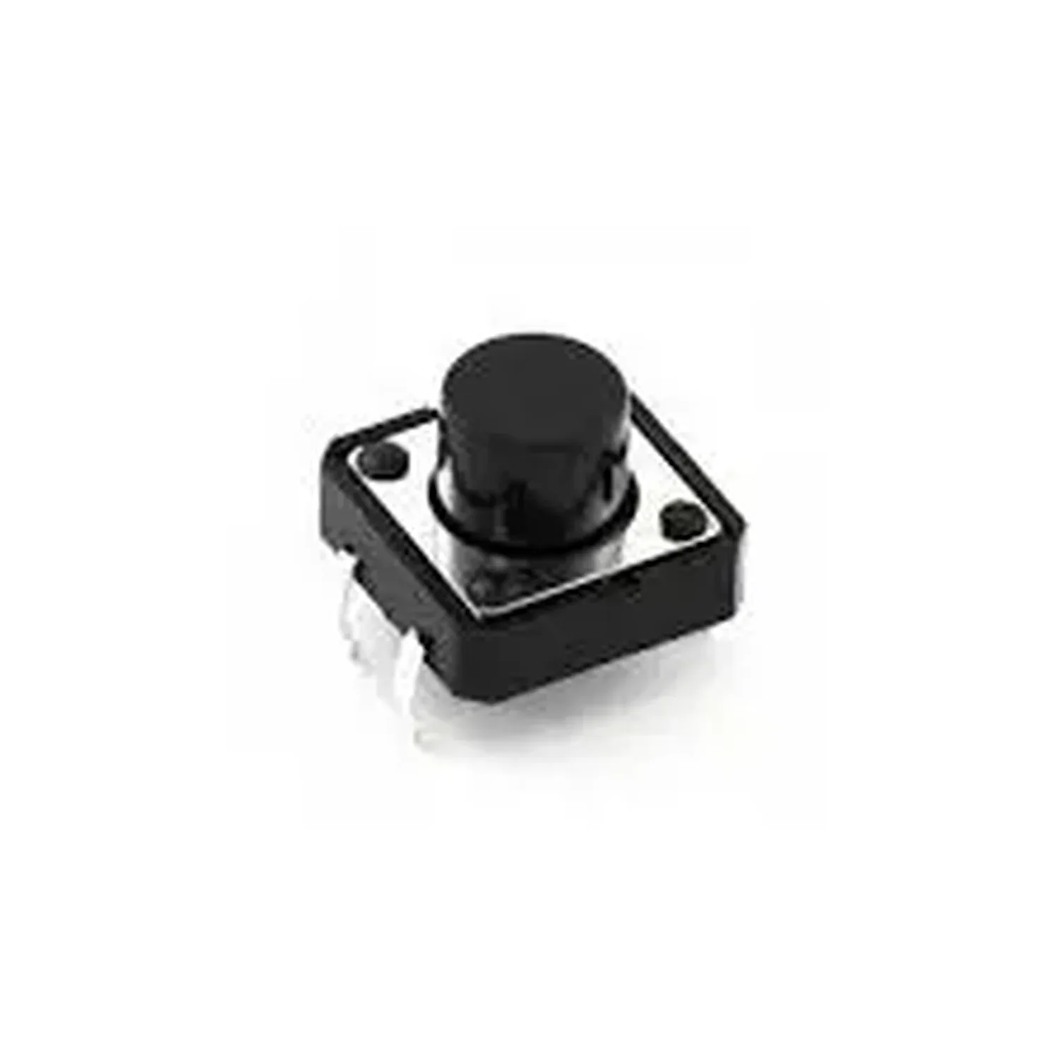 [DCD-01-C18] Bouton poussoir Noir 12x12x12mm