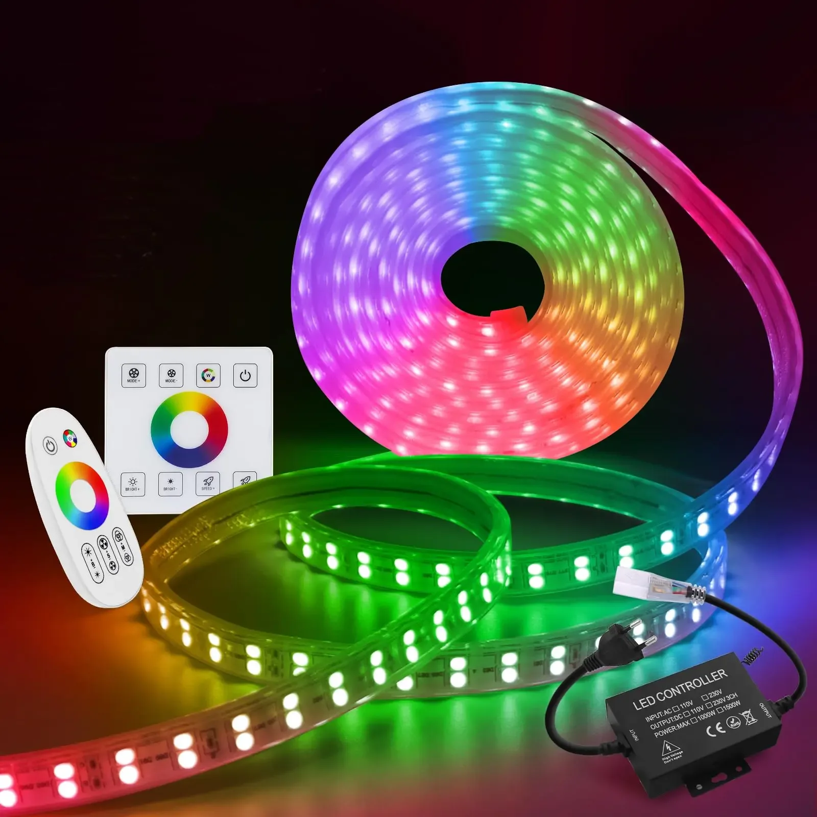 [DCD-01-B69] Ruban Led RGB 5050 220 V