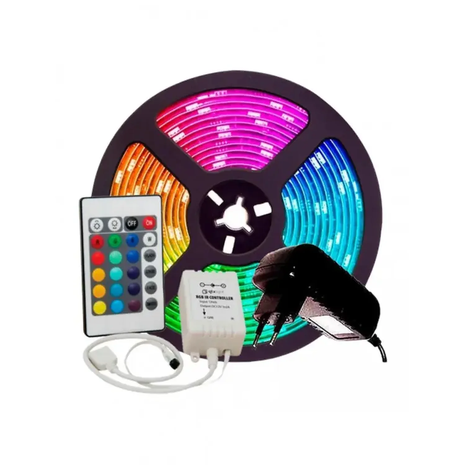 [DCD-01-B62] Ruban Led Adhesif étanche RGB 5 métre