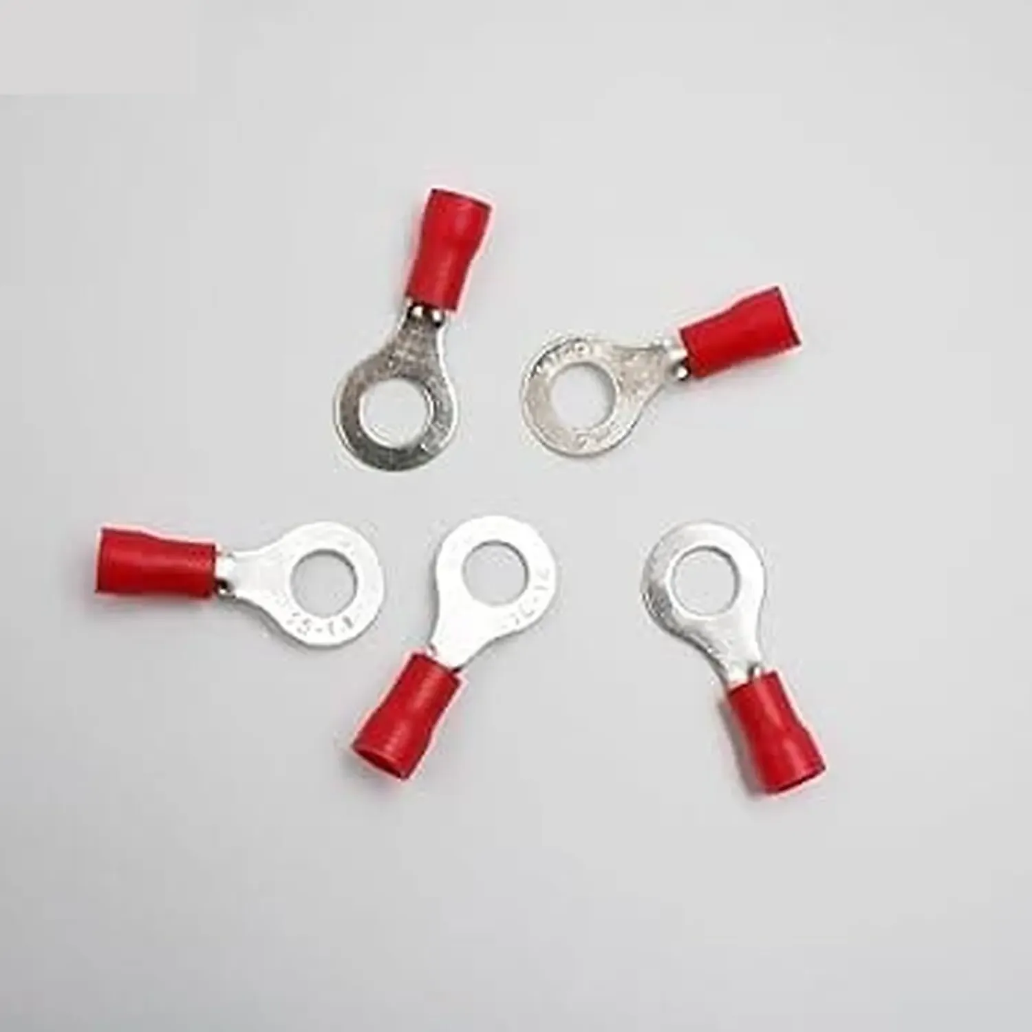 [DCD-01-F154] Cosse ronde rouge RVL1.25-5 pour câblage 1,25 mm² - Connecteur fiable