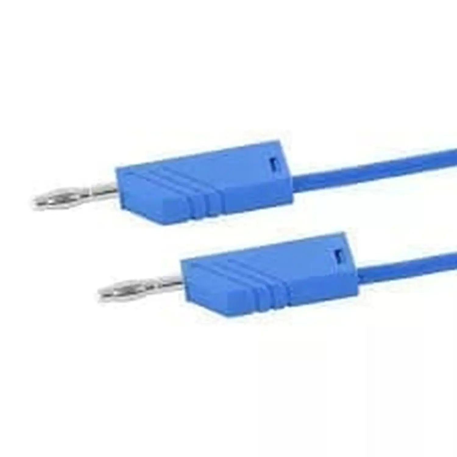 [DCD-01-F141] Cordon de connexion banane 4 mm bleu 1,5 m pour électronique (câble)