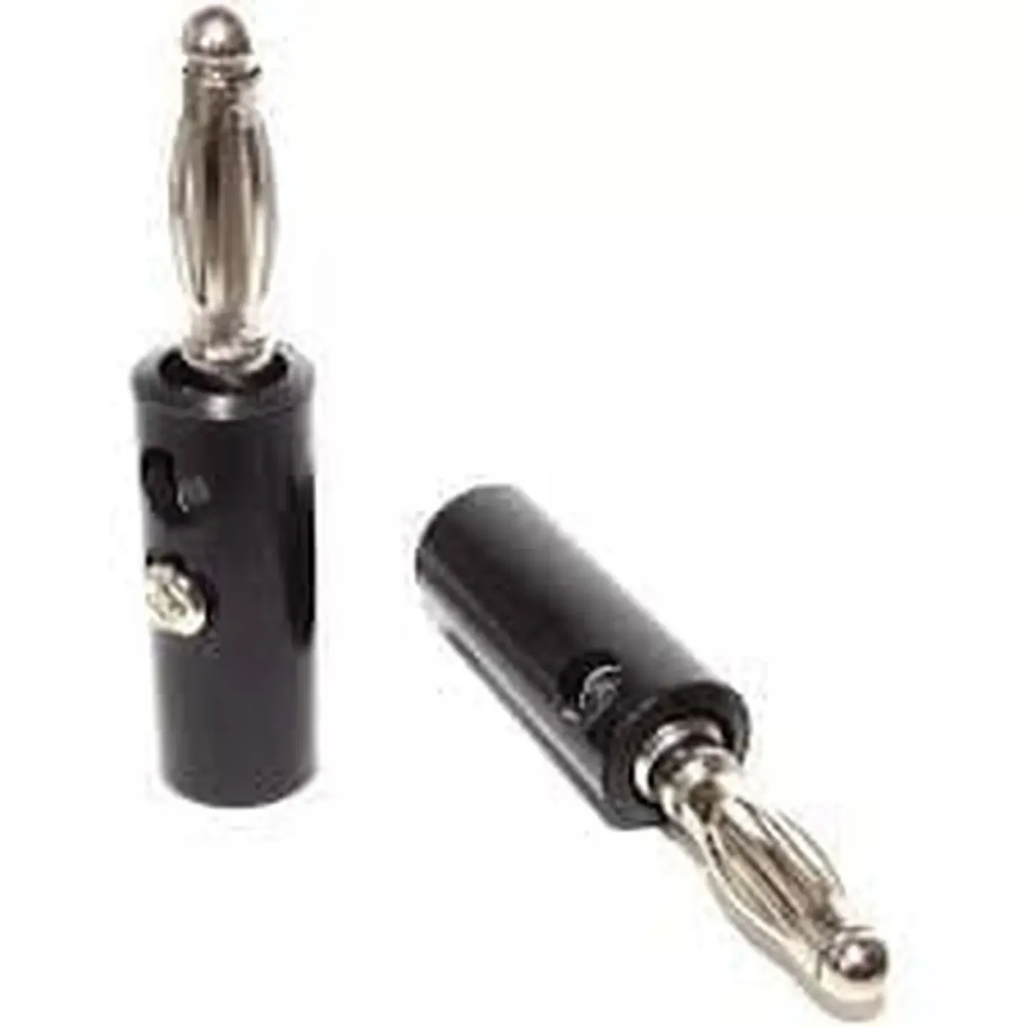 [DCD-01-F02] Connecteur isolé Male de fiche banane 4 mm Noir