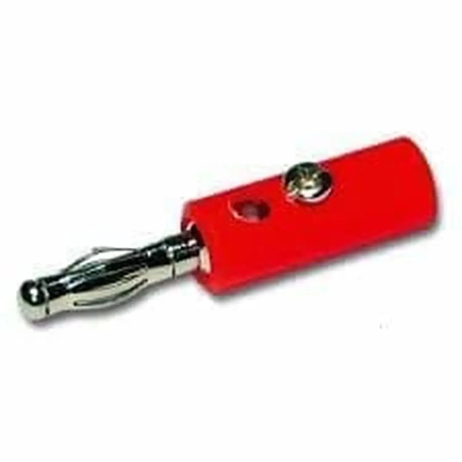 [DCD-01-F01] Connecteur isolé Male de fiche banane 4 mm Rouge
