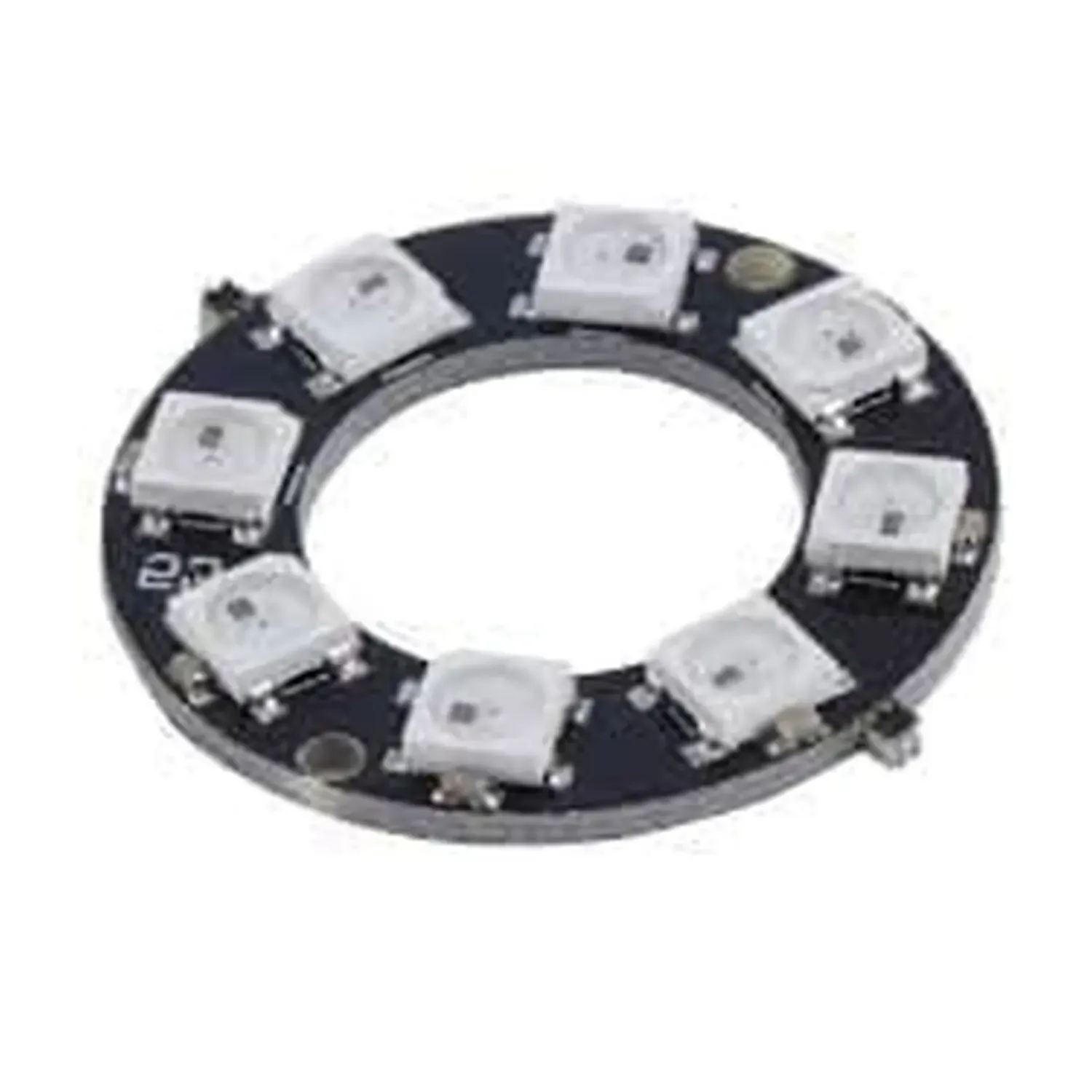 [DCD-01-B04] Carte Rond 8 x LED SMD RVB 5050 - 8 bits WS2812