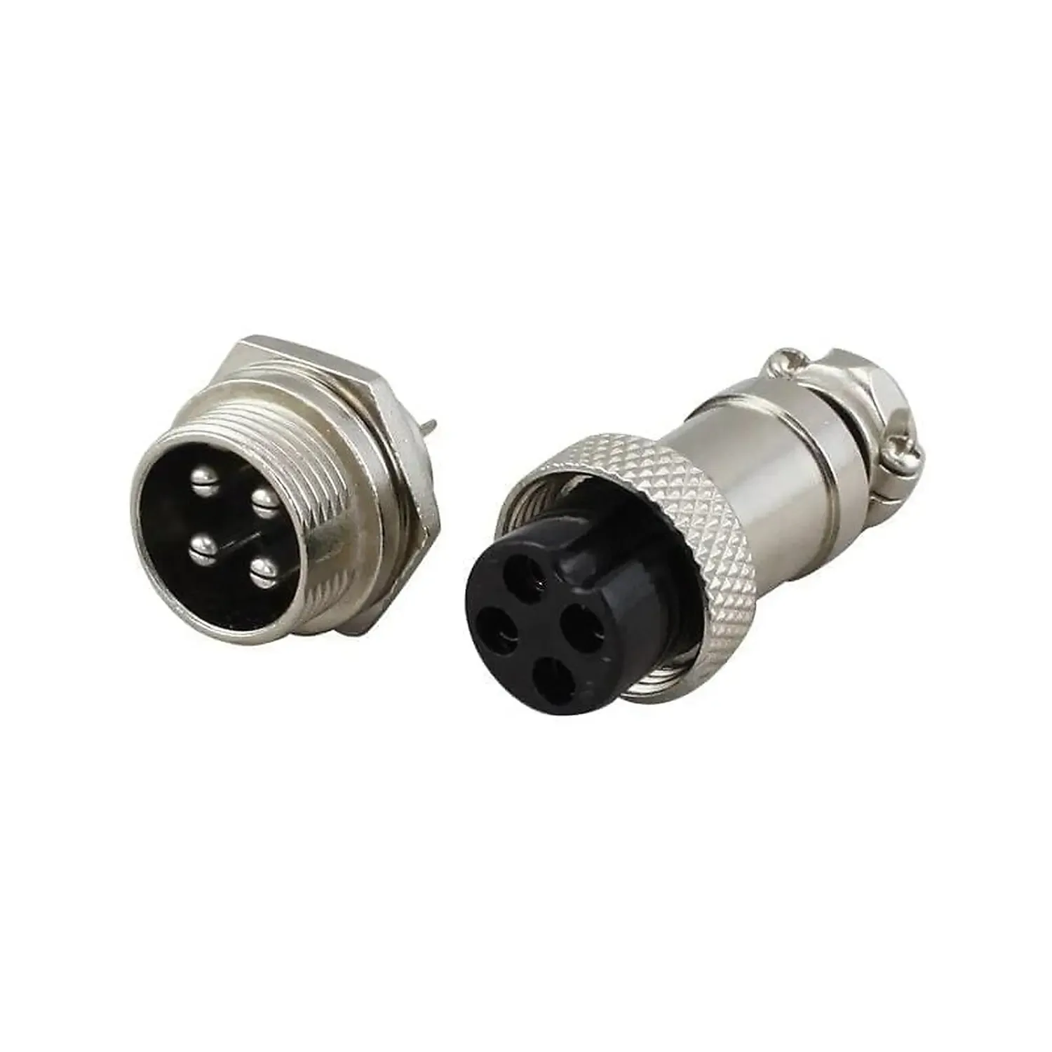 [DCD-02-F43] Connecteur Aviation GX12 4Pin Male+Femelle