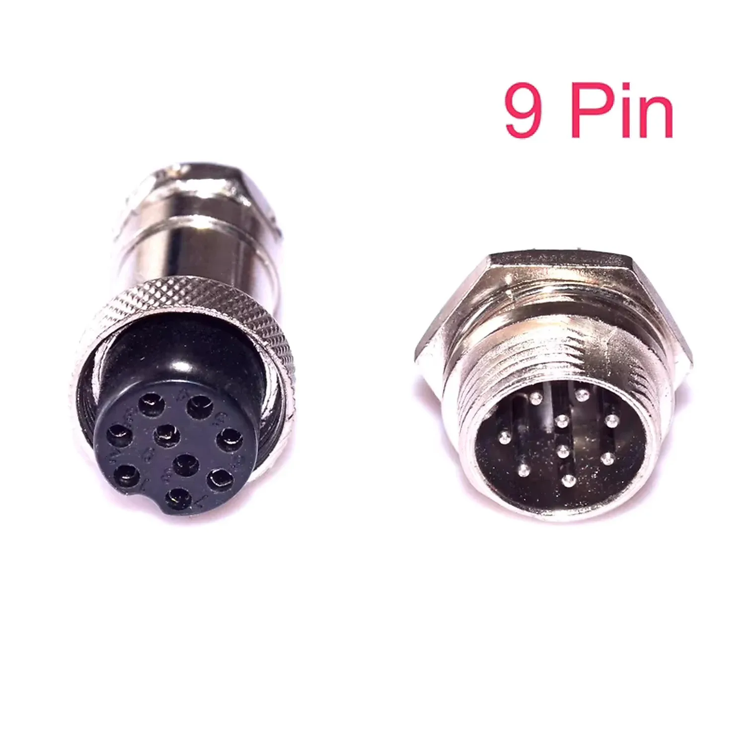[DCD-02-F28] Connecteur Aviation GX16 9Pin Male+Femelle