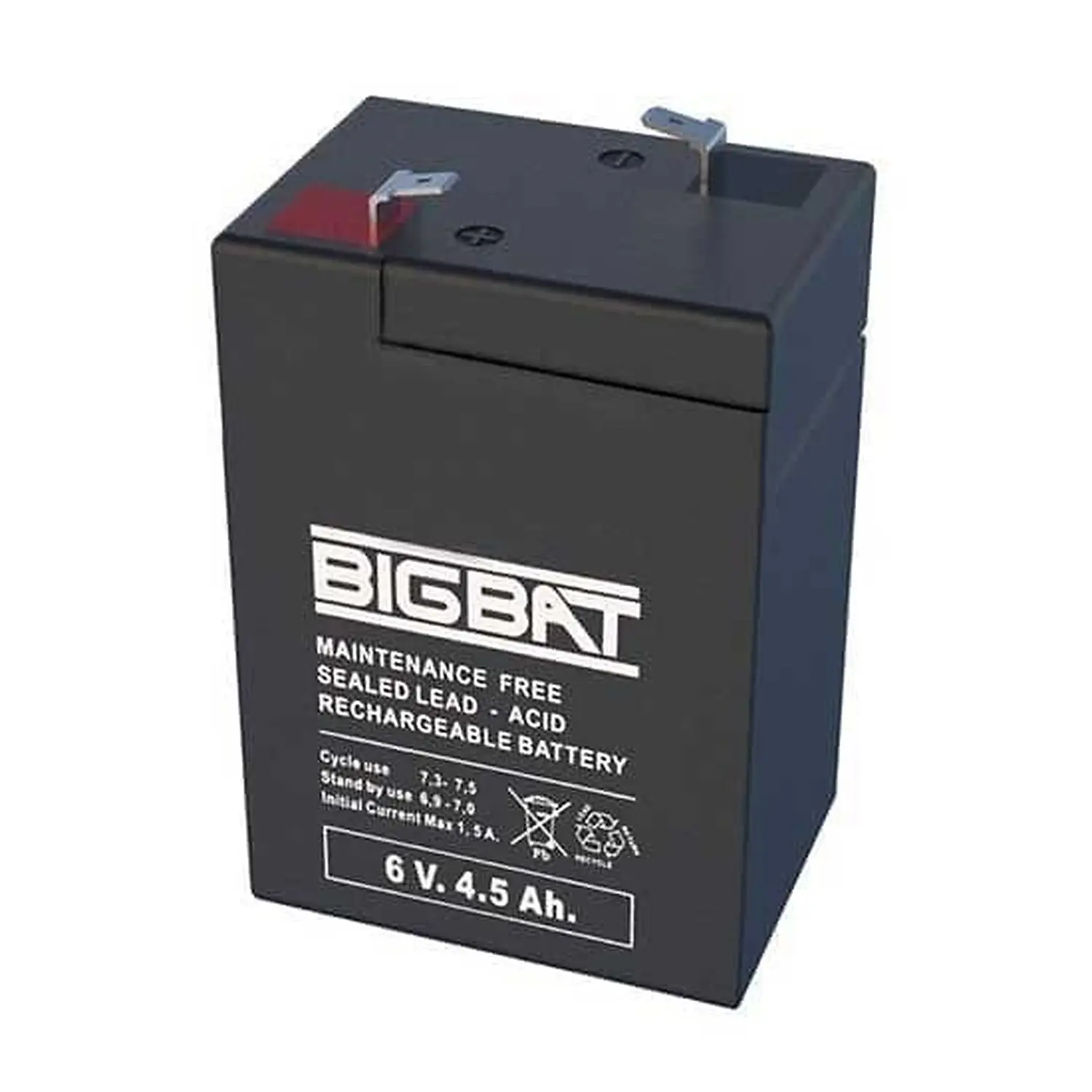 [DAR-02-S59] Batterie rechargeable ACID 6V 4.5Ah BIGBAT