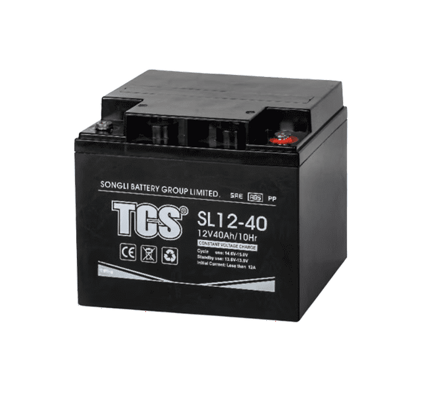 [DAR-03-S69] Batterie rechargeable 12V 40AH TCS 197x165x170mm