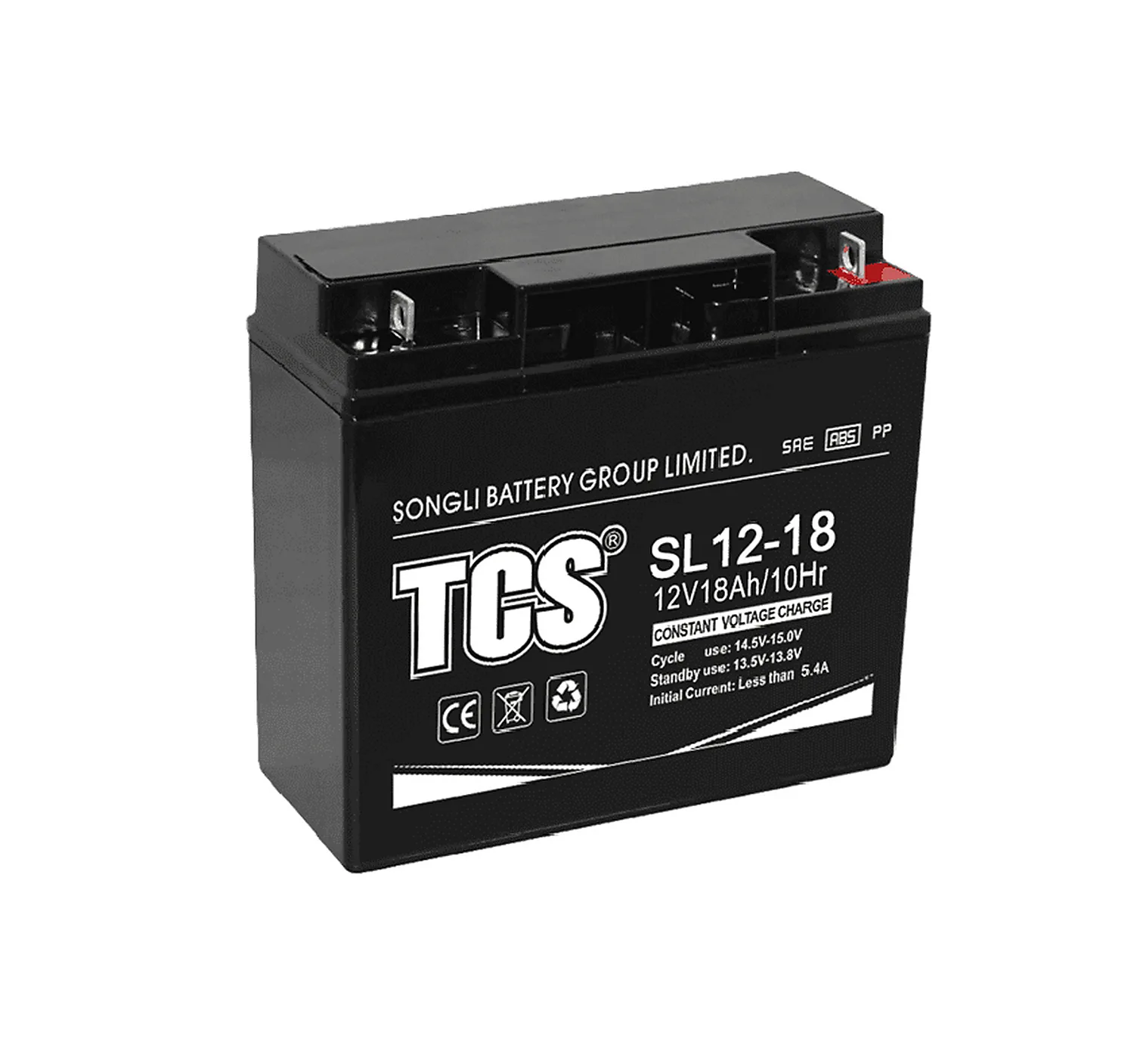 [DAR-03-S66] Batterie rechargeable ACID 12V 18AH TCS 181x77x167mm