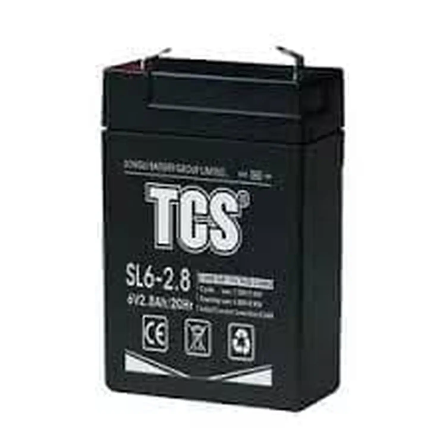 [DAR-03-S50] Batterie rechargeable ACID 6V 2.8AH TCS 66x30x104mm
