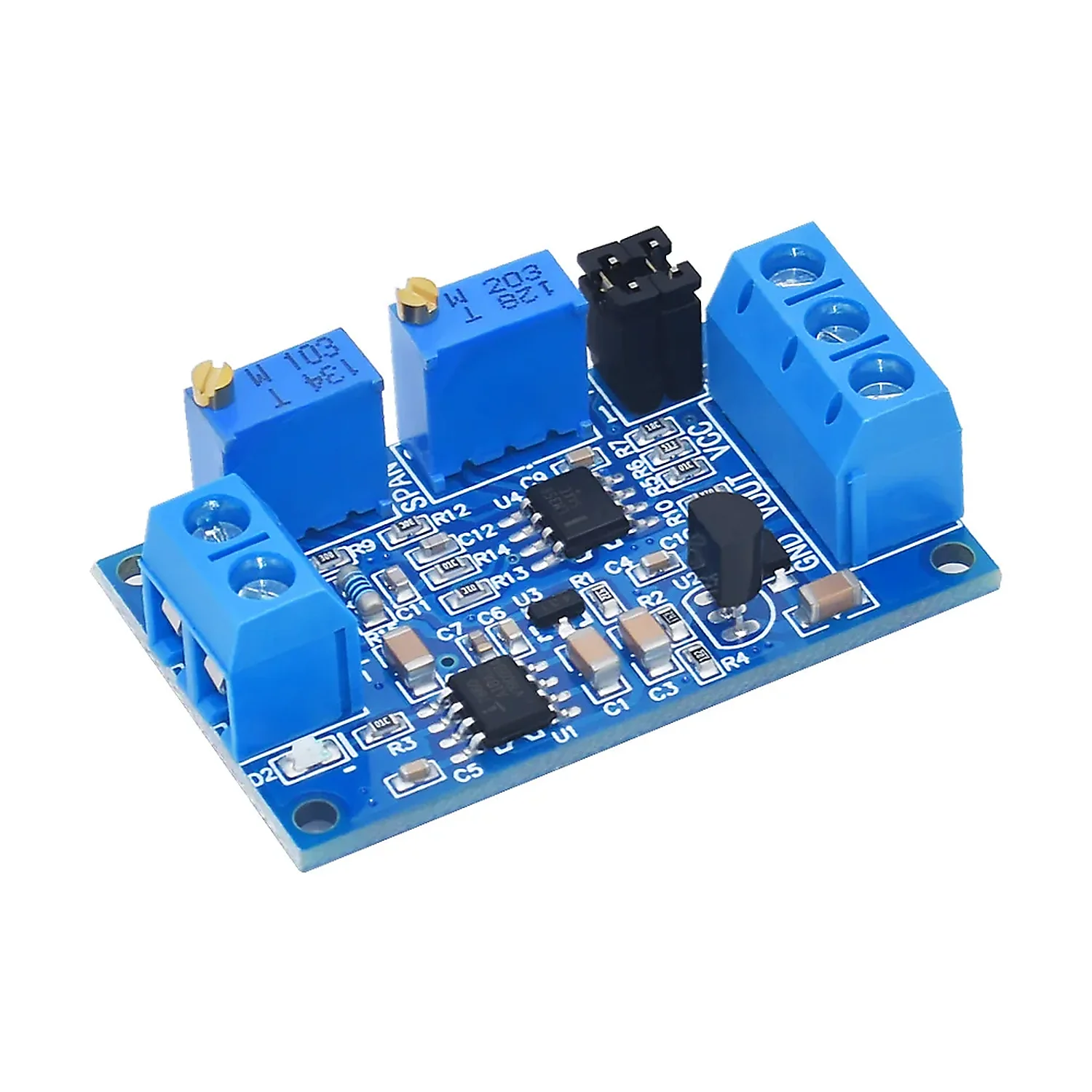[DAR-01-F29] Module convertisseur courant-tension 4-20mA vers 0-3.3V 5V 10V