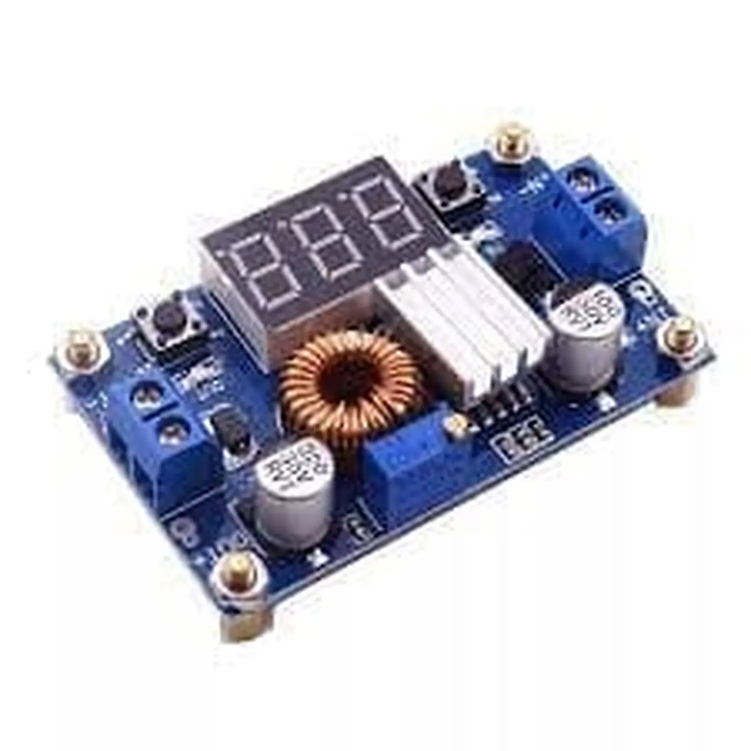 [DAR-01-F10] Module d'alimentation abaisseur XL-4015 5A 75W Vin: 4V-38Vdc vers Vout: 1.25V-36Vdc + Afficheur 3 Digits