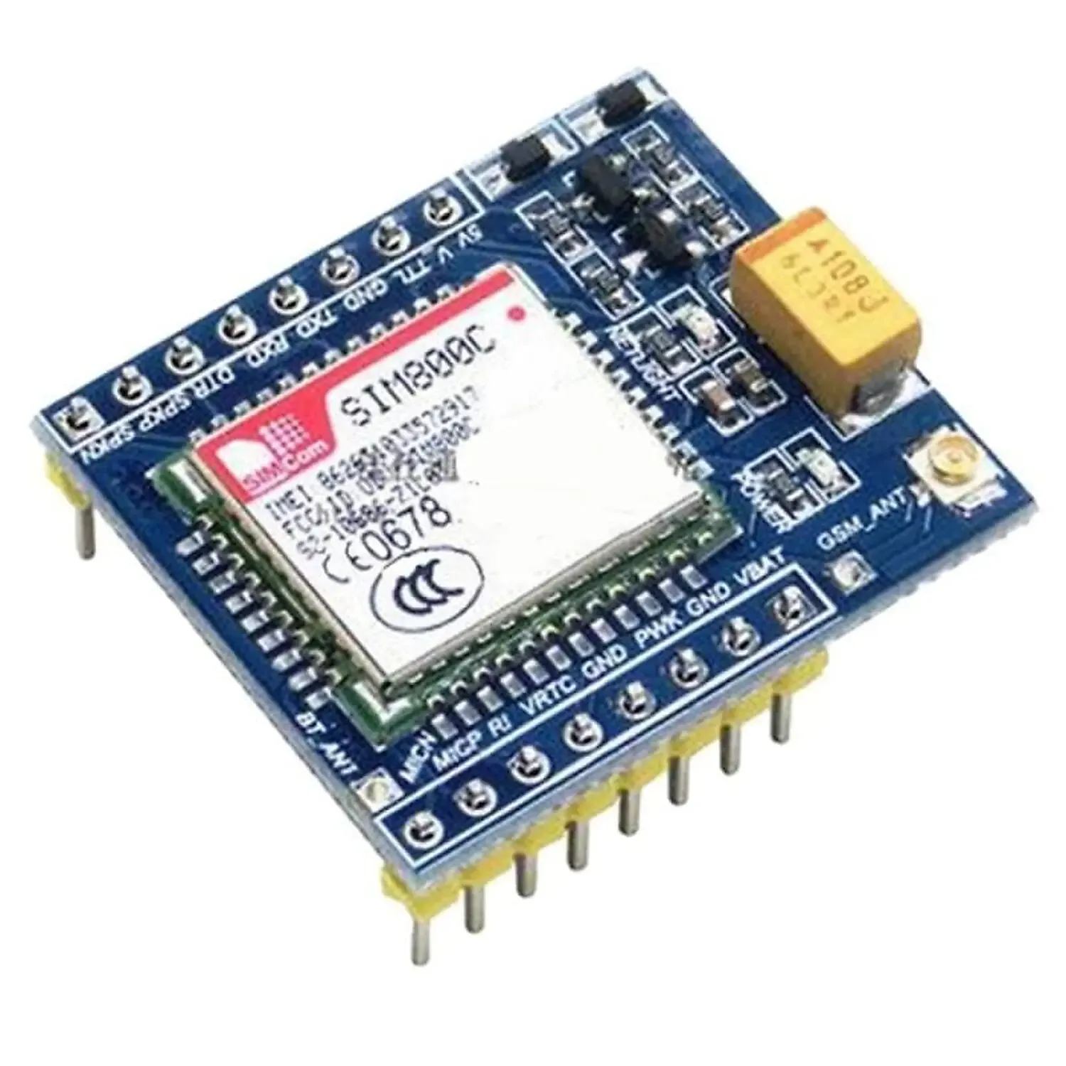 [DAR-01-G09] Module SIM800C GSM GPRS 5V/3.3V TTL IPEX Avec Bluetooth Et TTS STM32 C51