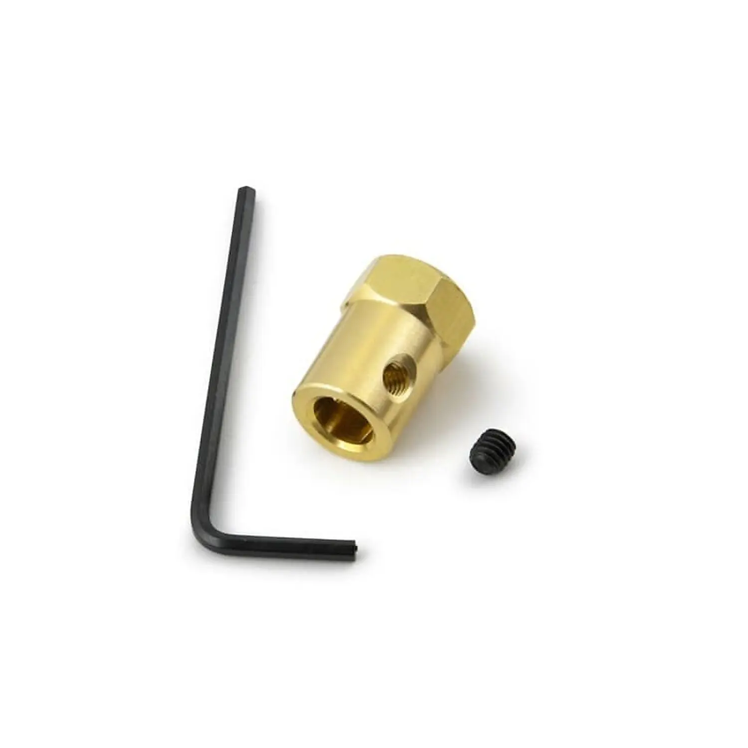 [DRO-01-A62] Accouplement hexagonal 6 mm pour roue et moteur – longueur 18 mm
