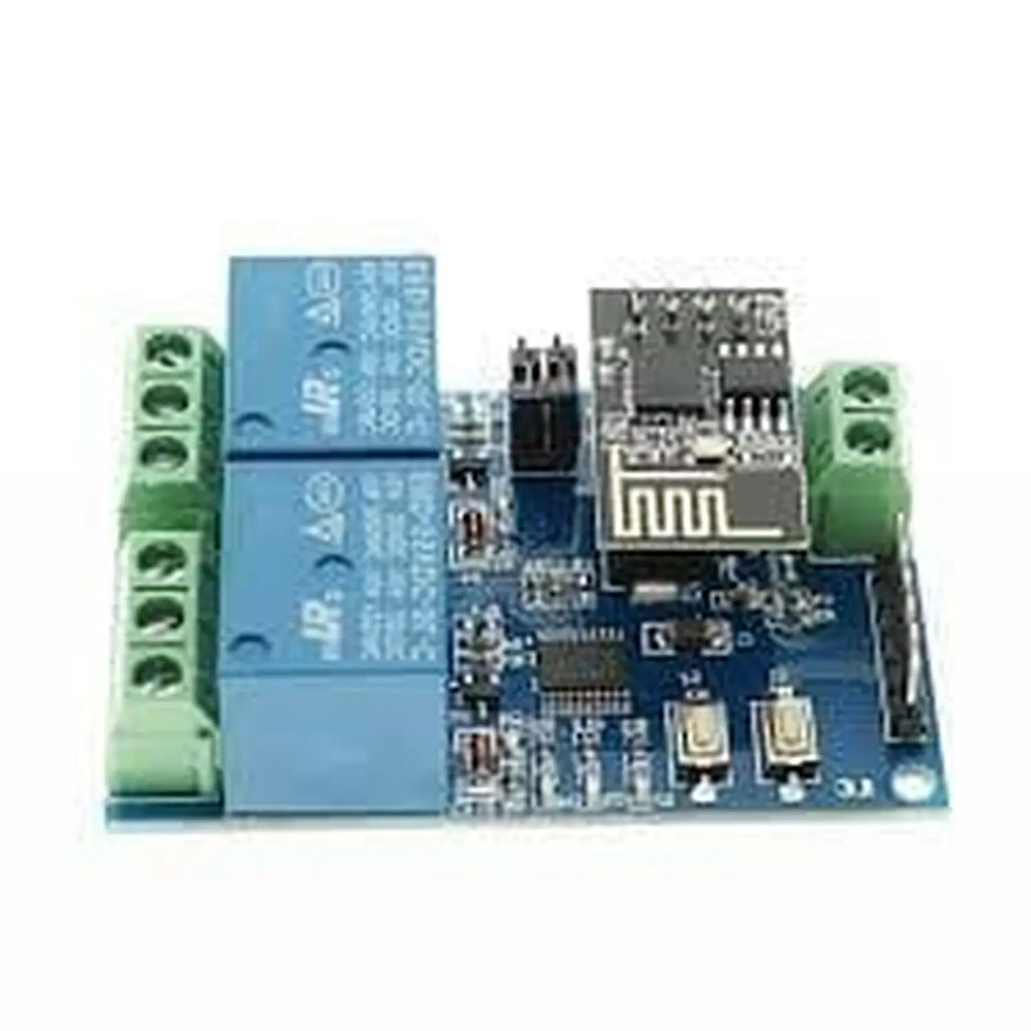 [DAR-01-B37] Module Relais 2 Canaux Avec ESP-01 WIFI ESP8266 Pour Smart Controle