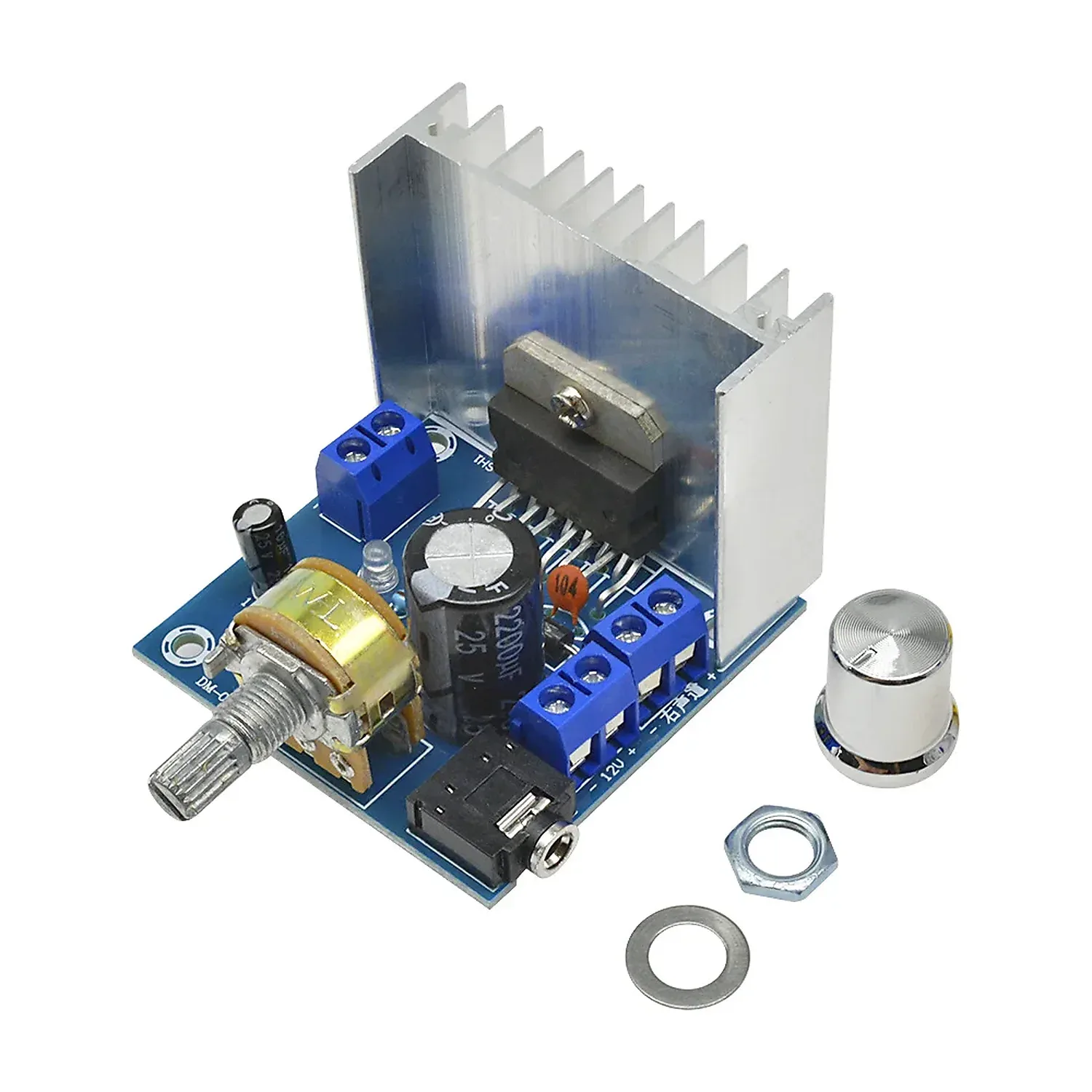 [DAR-02-V86] Module amplificateurAudio stéréo 12V TDA7297 avec sortie 2x15W