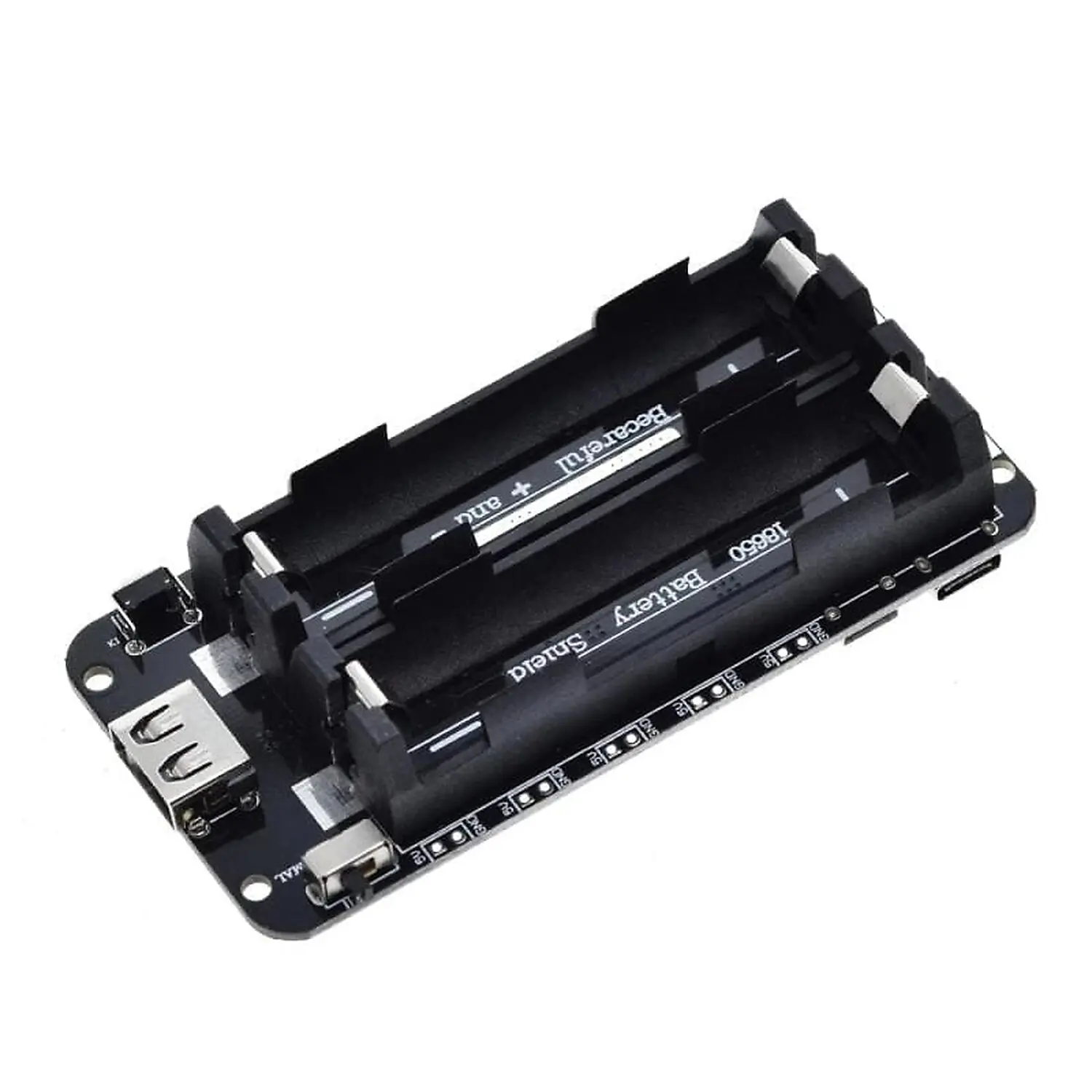 [DAR-02-S161] Carte USB Shield Batterie 2x18650 3V/5V pour Arduino ESP32 ESP8266
