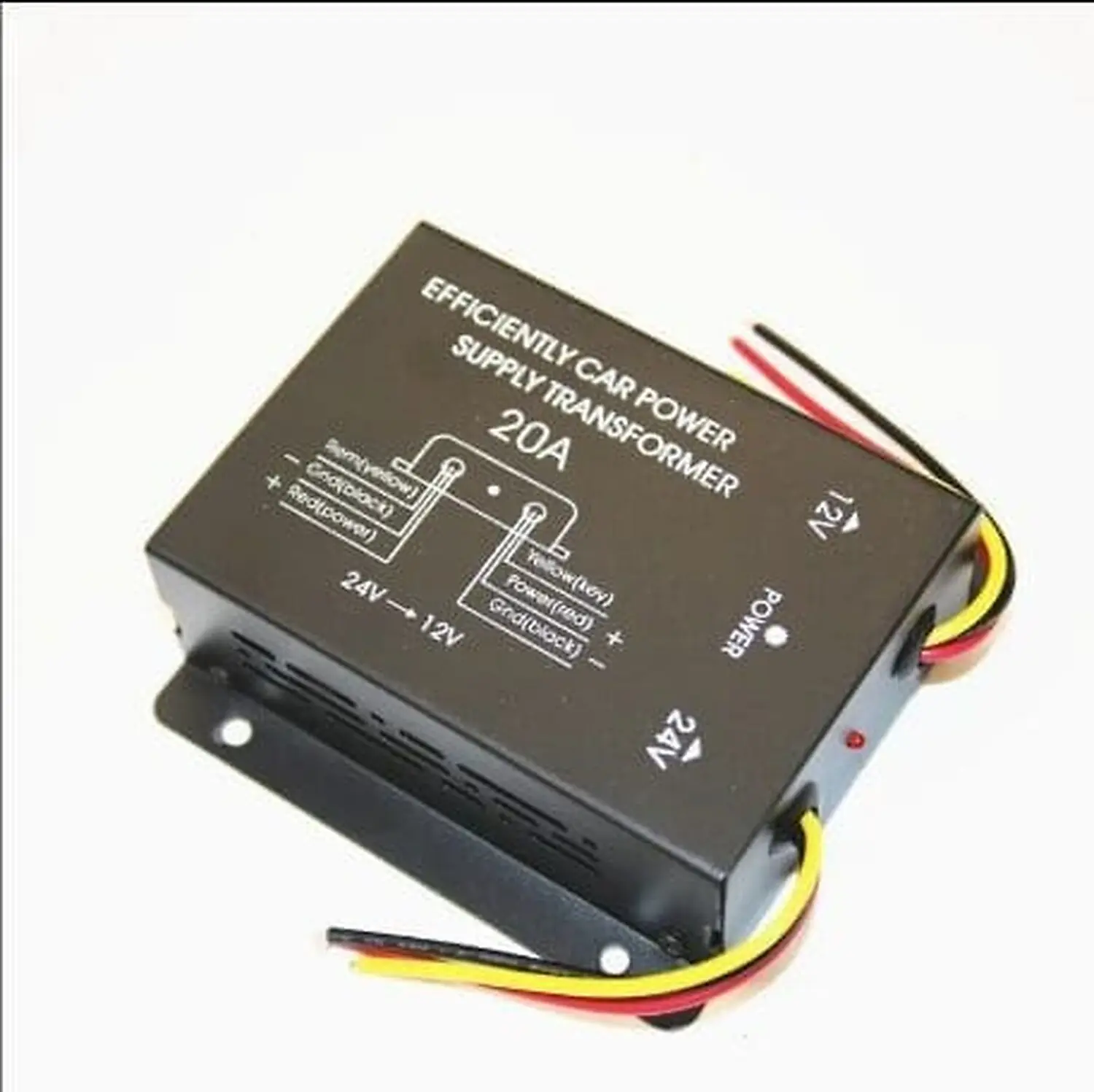 [DAR-02-S133] Convertisseur Abaisseur 24VDC/12VDC DY20A pour voiture/camion - Module d'alimentation