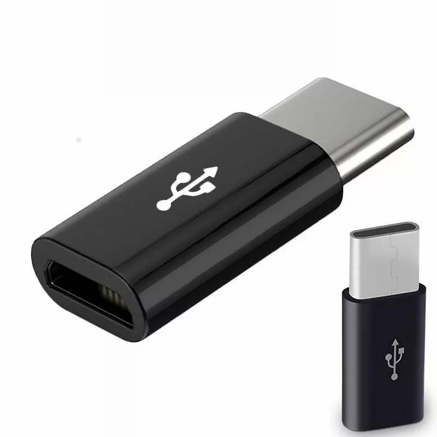 [DCD-01-F09] Adaptateur noir DATA Micro USB vers USB Type-C