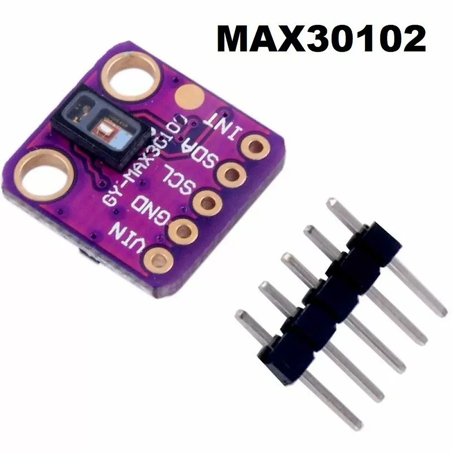 [DAR-02-M10] Capteur de fréquence cardiaque MAX30102 violet