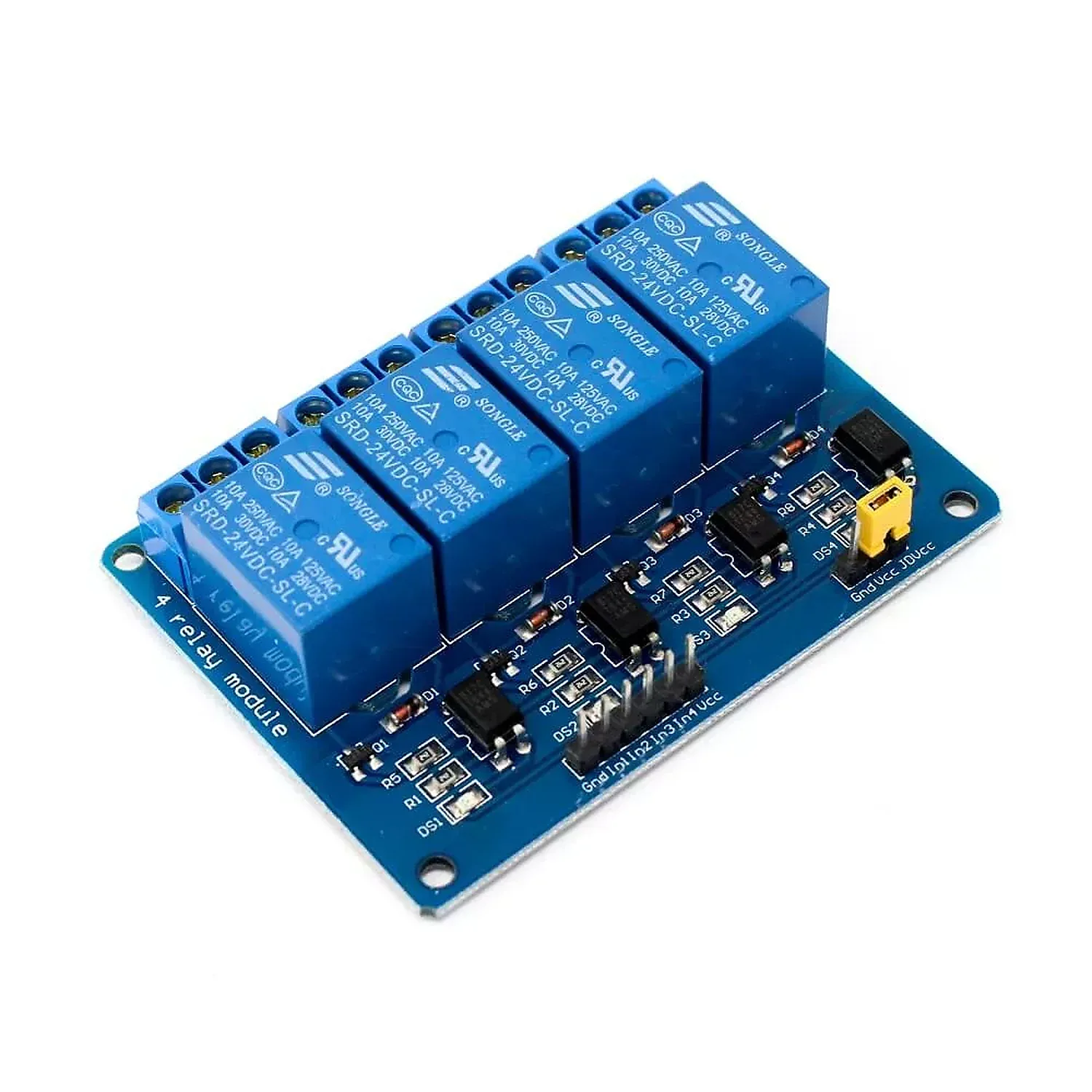 [DAR-02-R19] Module relais 24V 4CH avec light coupling