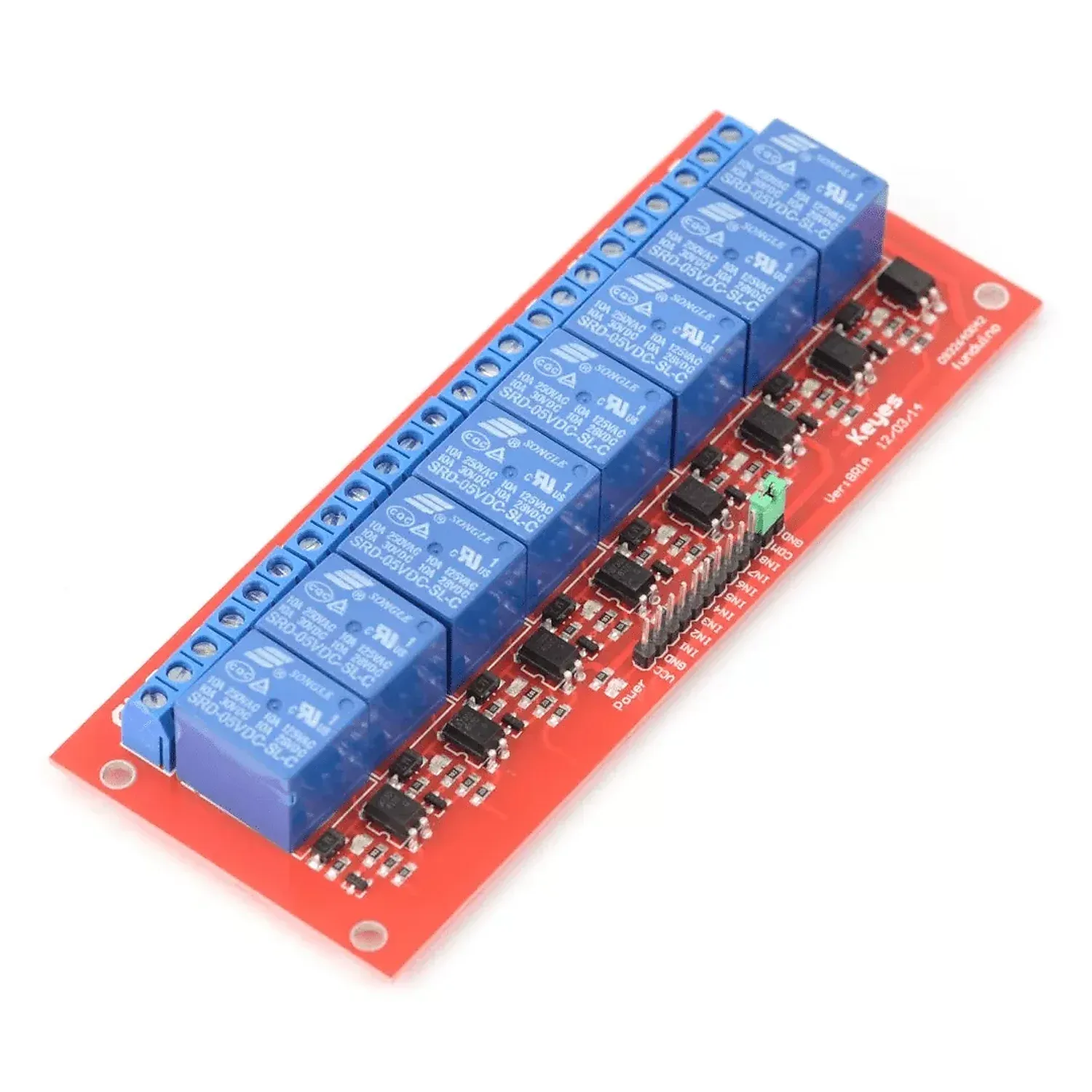 [DAR-02-R25] Module 8 Relais Opto-Isolés 10A 250V