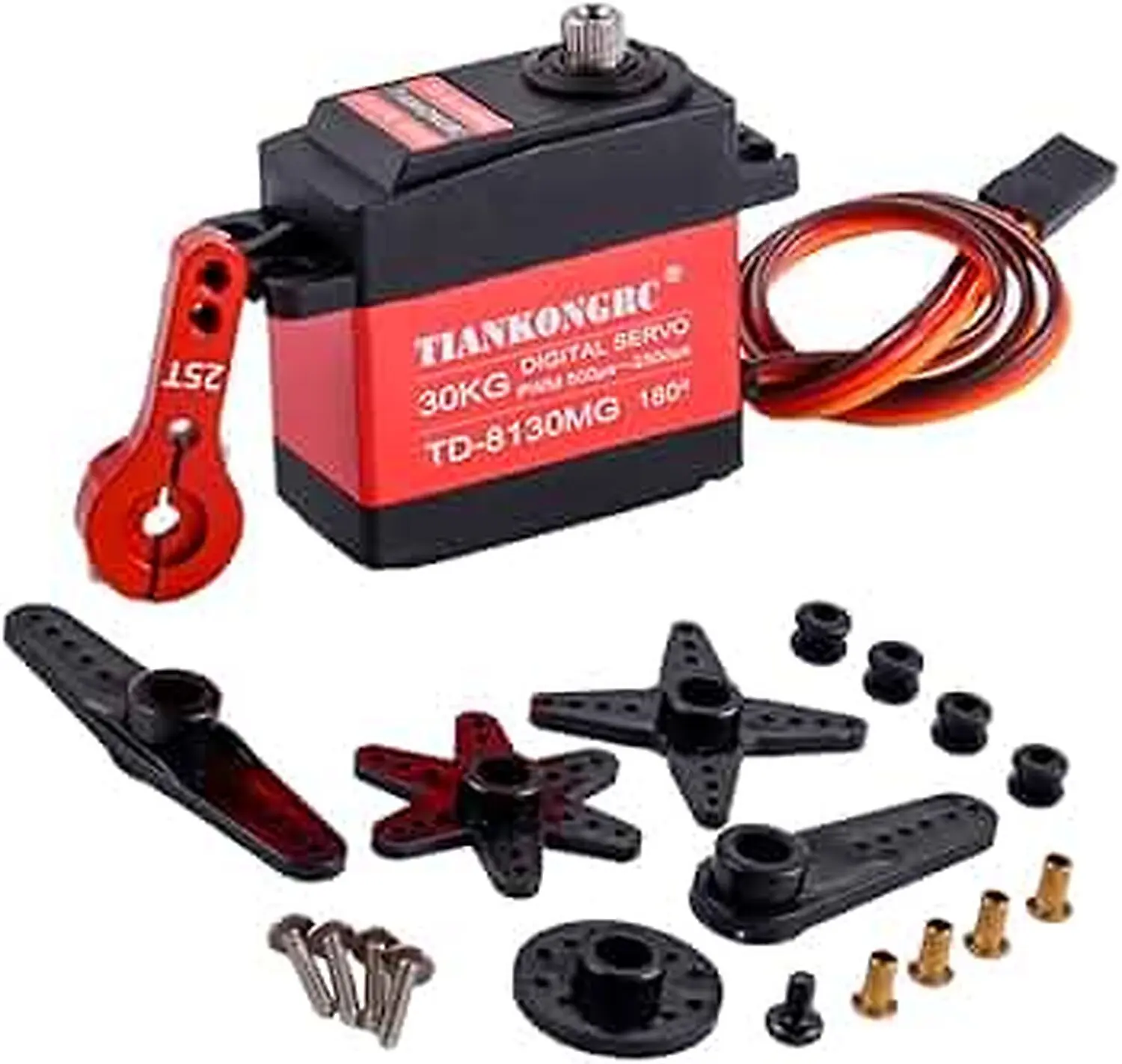 [DAR-02-B24] Servomoteur waterproof 30Kg TD-8130MG avec ARM 25T
