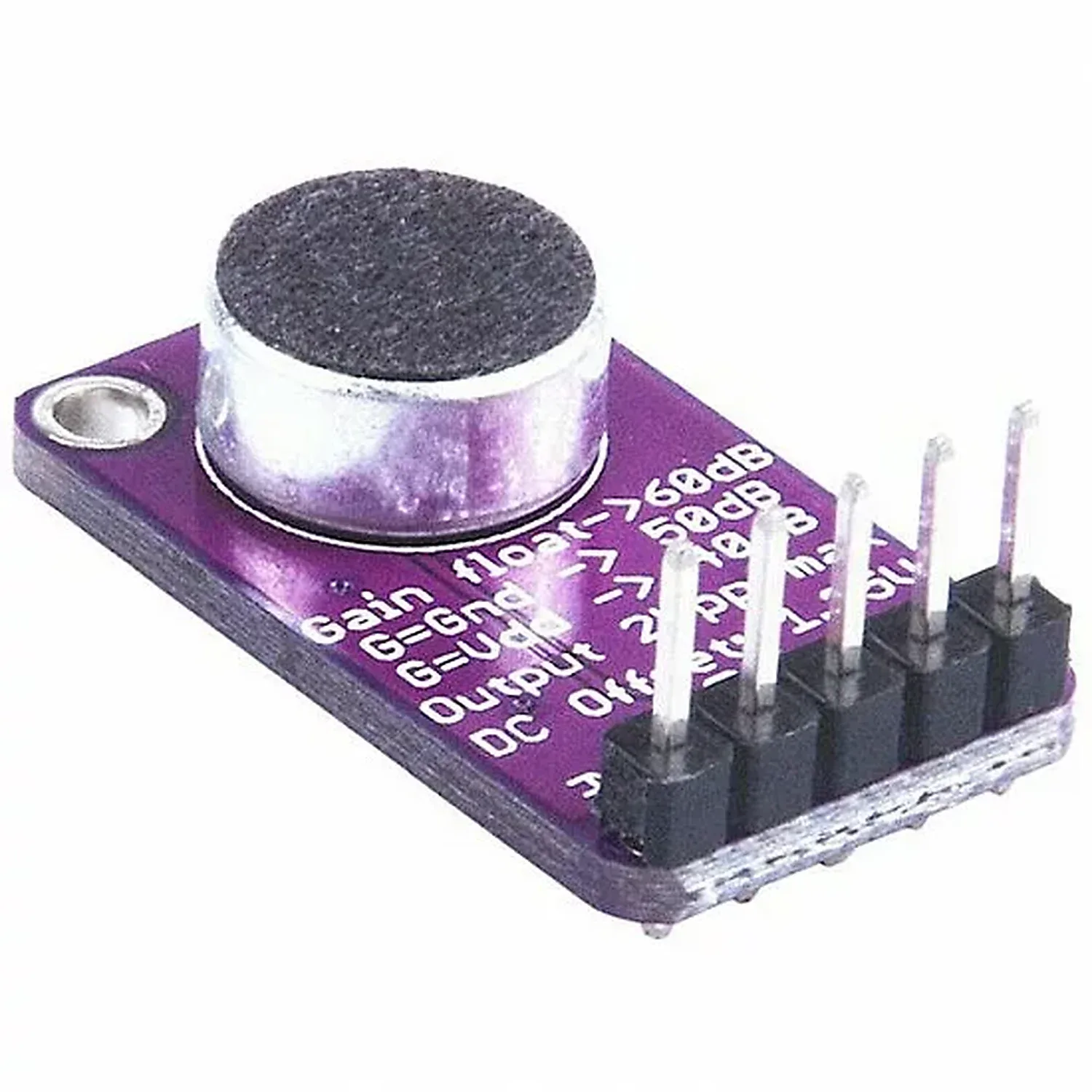 [DAR-02-V39] Module MAX9814 Microphone à Electret Micro Amplifié AGC