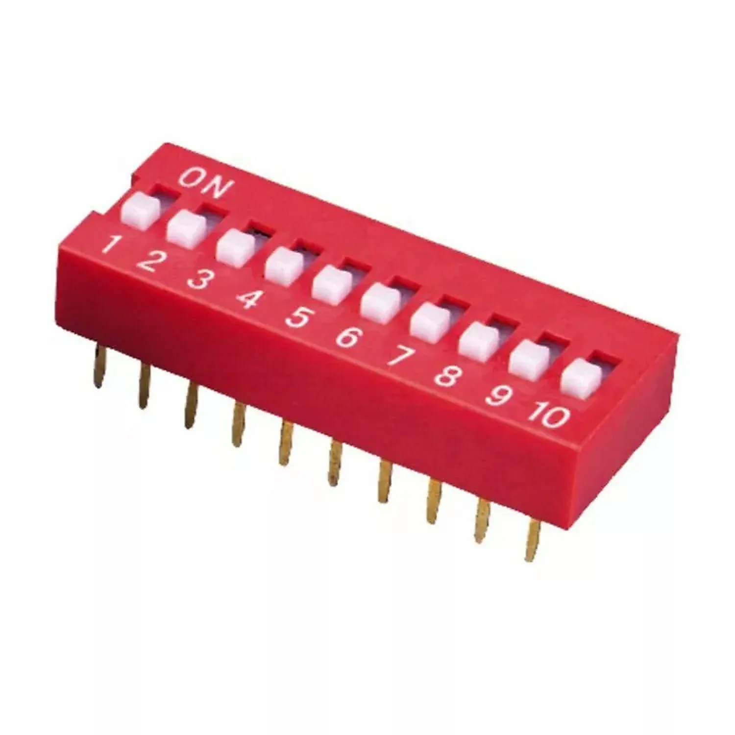 [DCD-01-C37] Interrupteur DIP Switch 10Pin 2,54 mm
